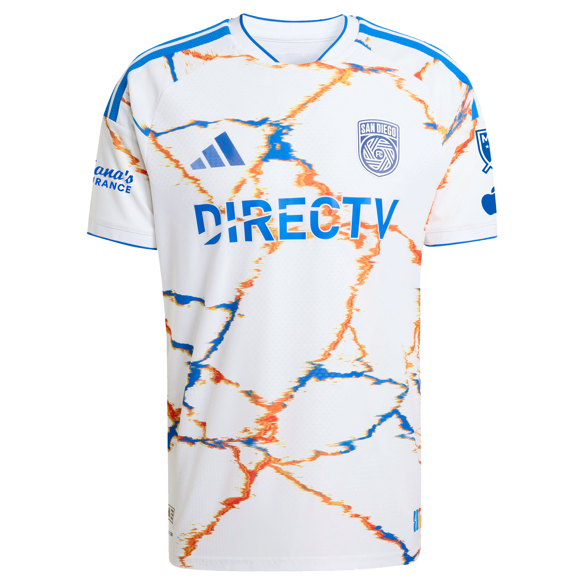 San Diego FC 2026 Unprecedented Unity Kit On-Field Patch Custom Jersey - White - angle 4
