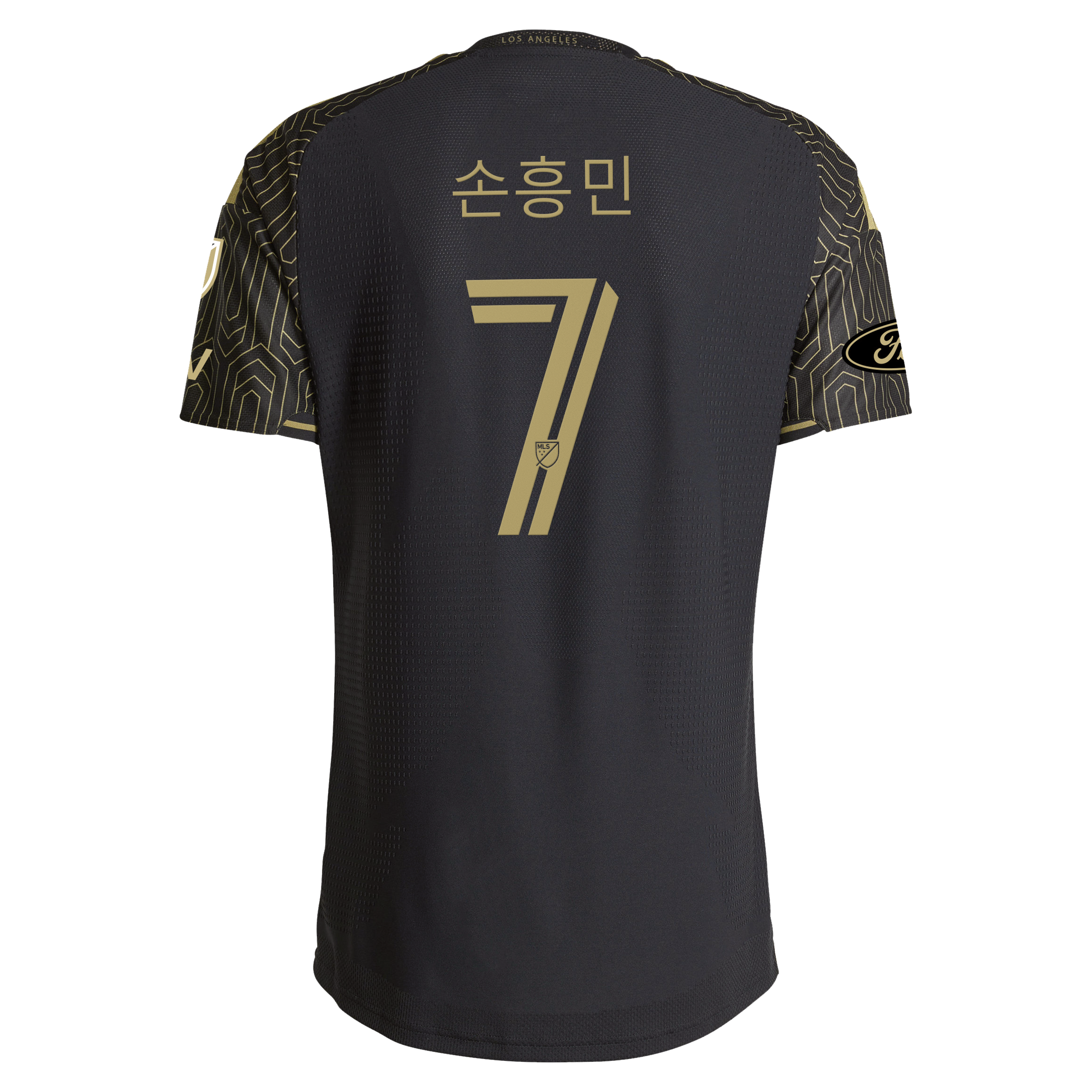 LAFC 2026 2026 Primary Kit On-Field Patch Jersey - Black - angle 5