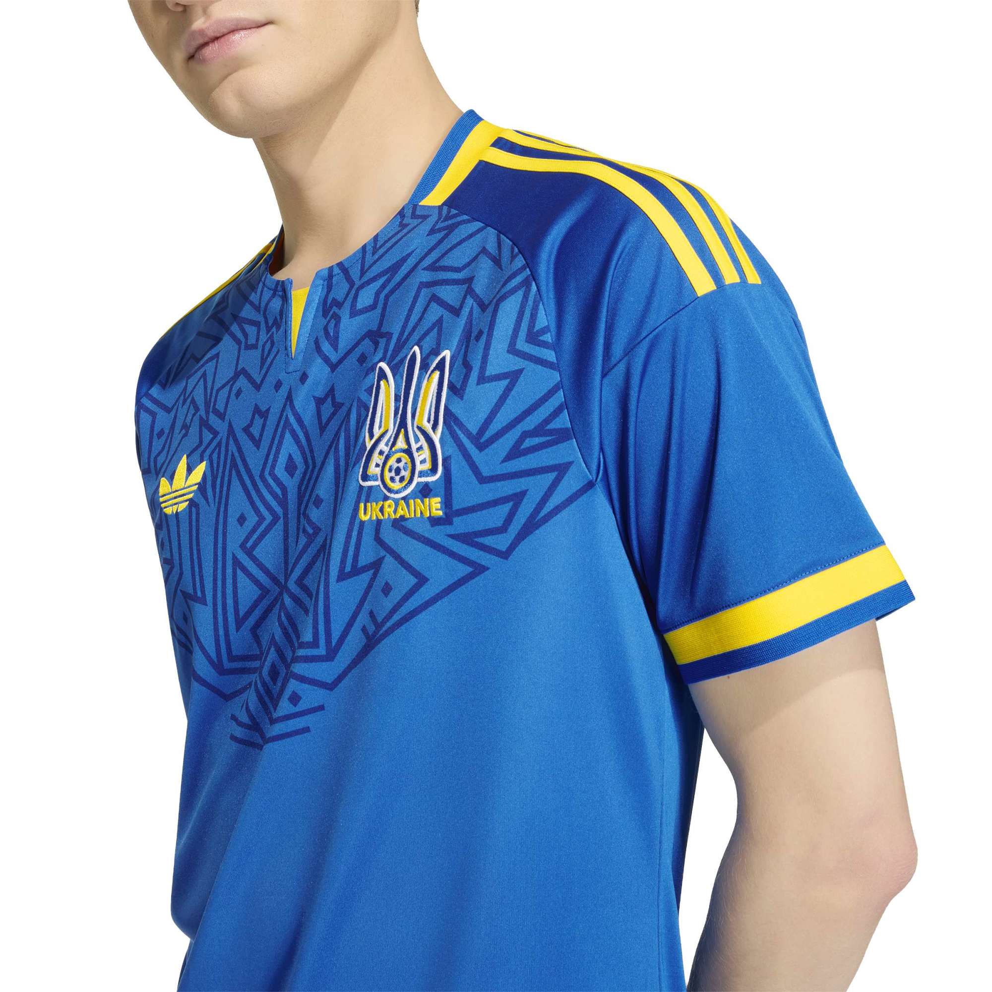 Ukraine National Team 2026 Away Replica Jersey - Blue - angle 6
