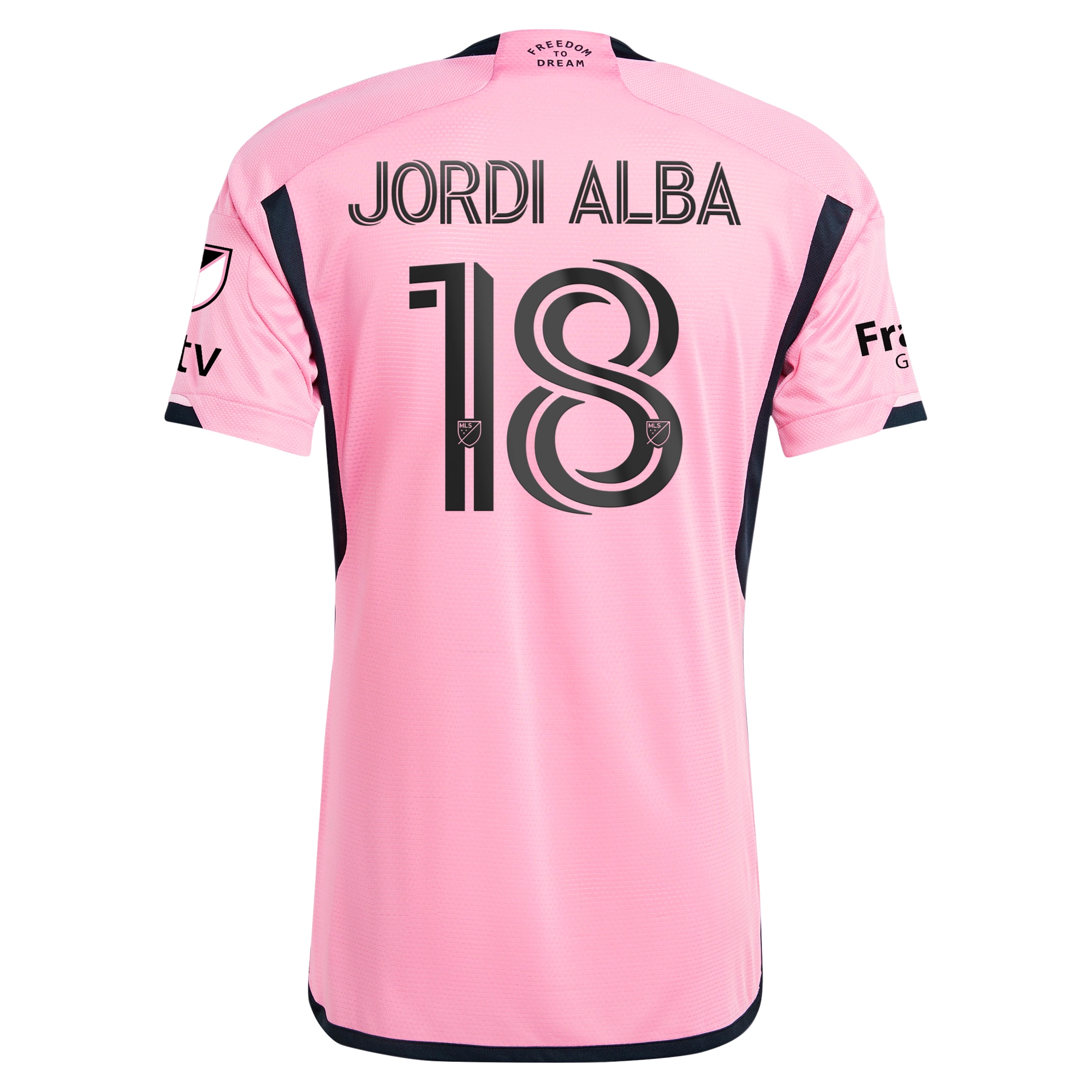 Jordi Alba Ramos Inter Miami CF 2024 2getherness Player Jersey - Pink - angle 5