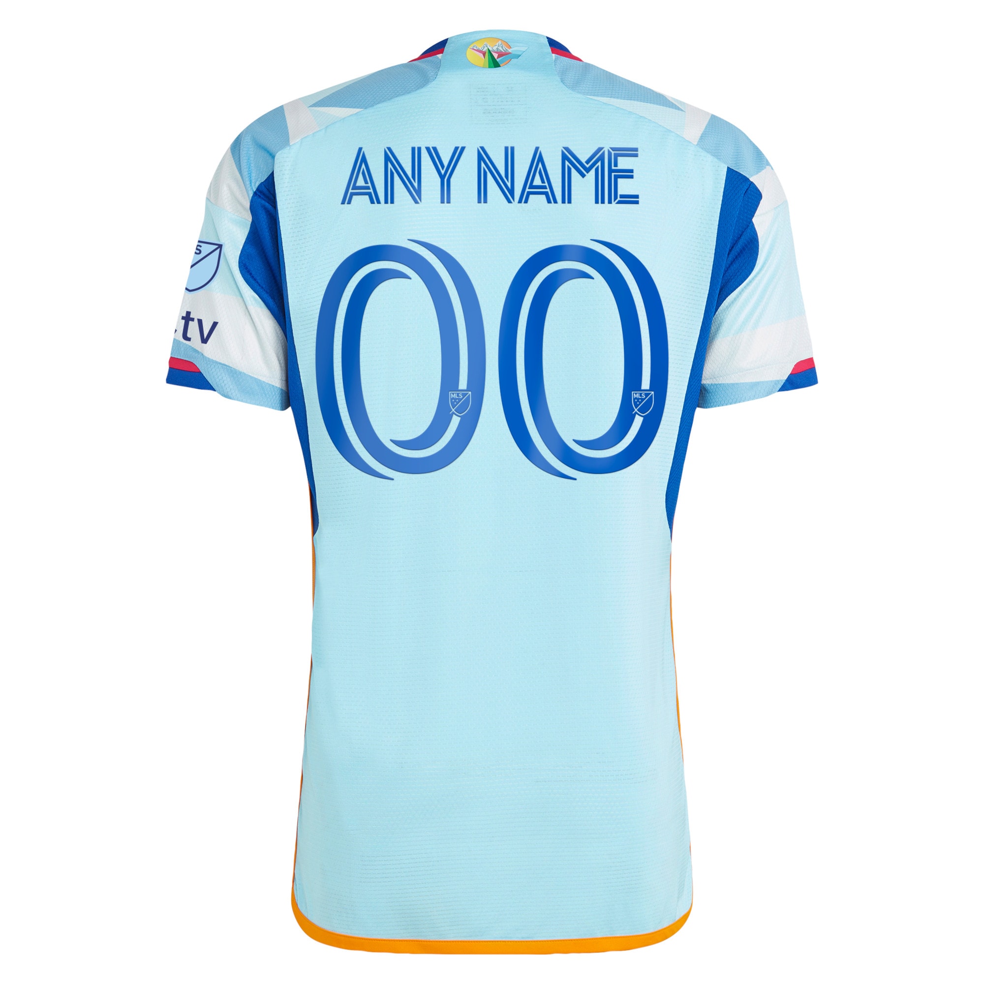 Colorado Rapids 2023 New Day Kit Custom Jersey - Light Blue - angle 5