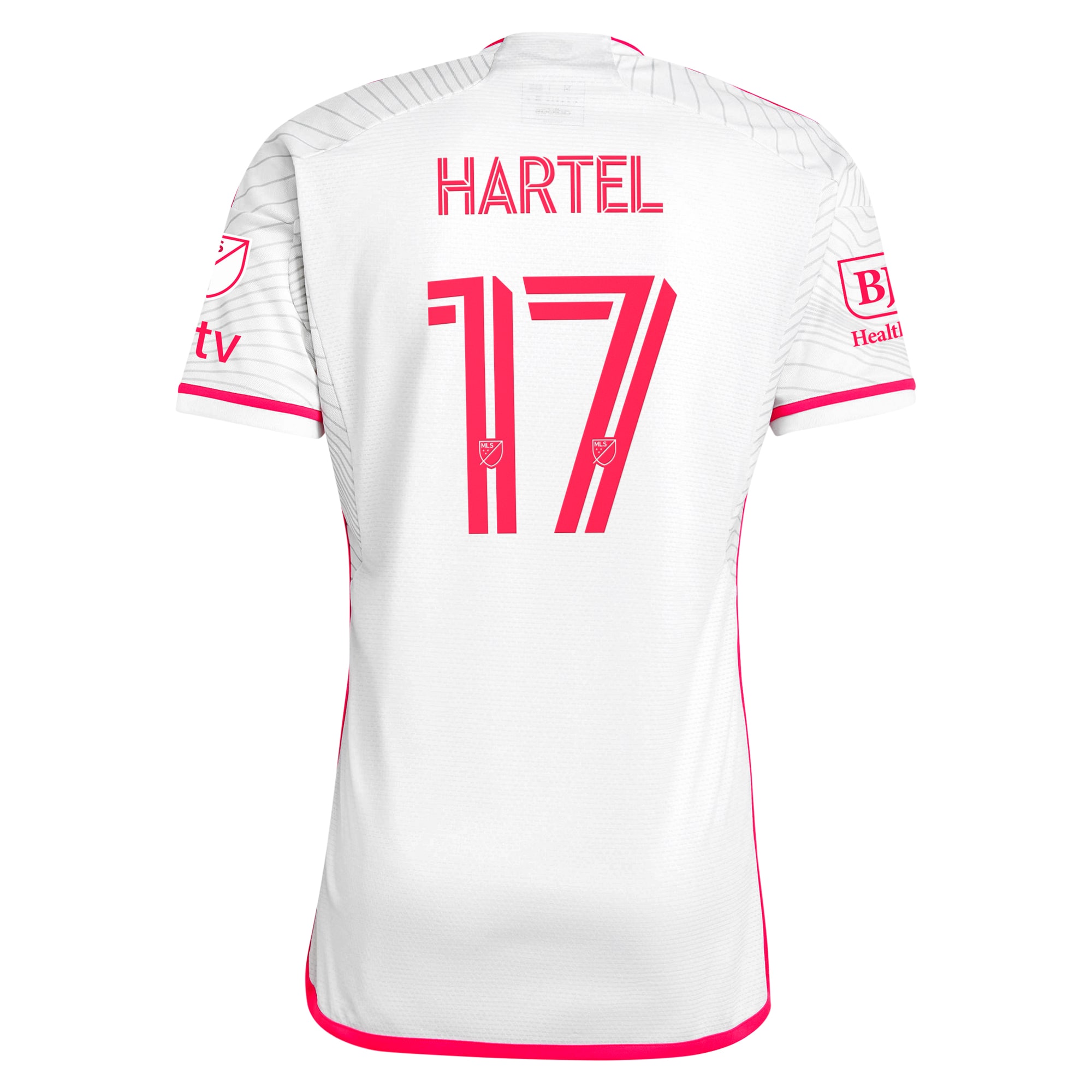 Marcel Hartel St. Louis City SC 2024 The Confluence Kit Player Jersey - White - angle 5