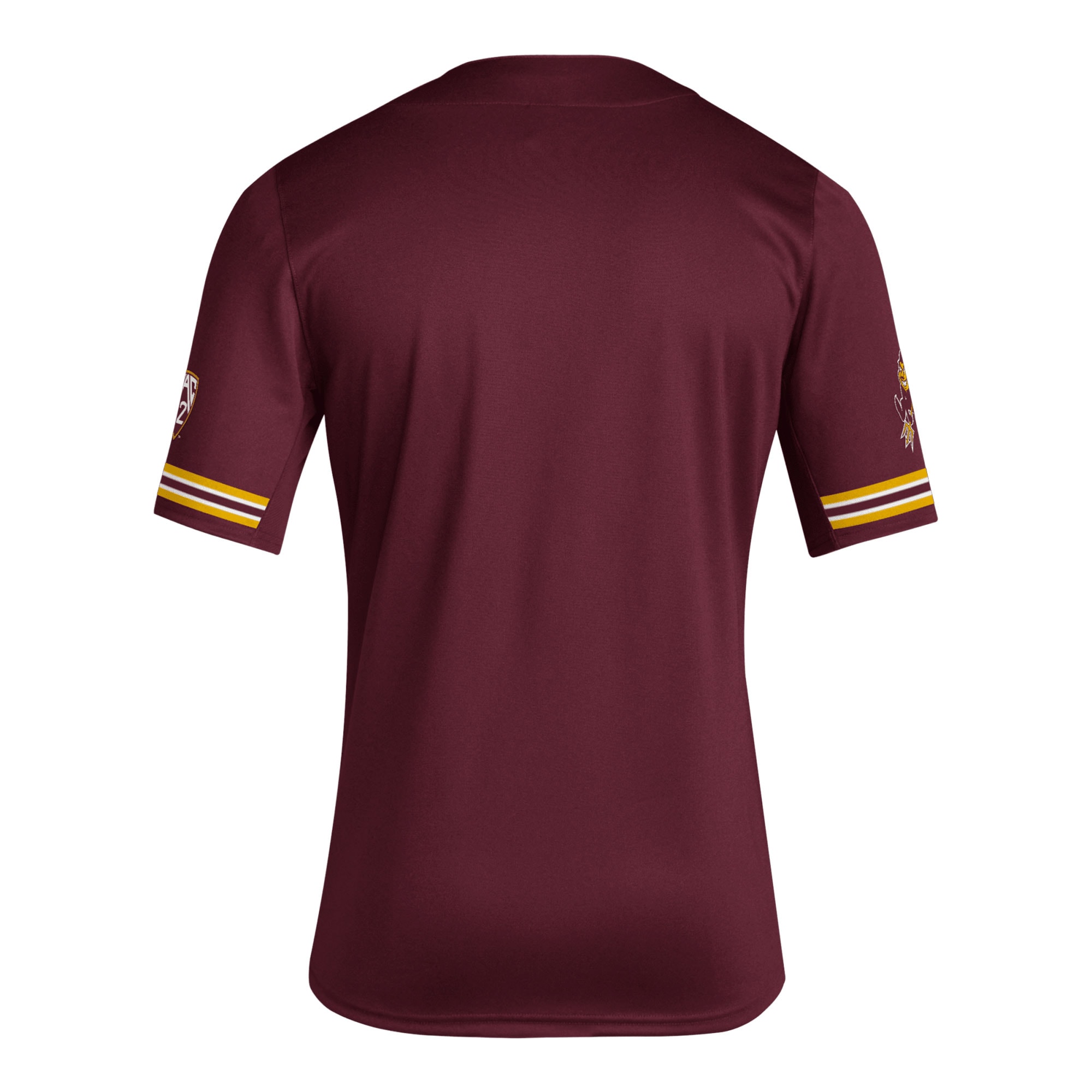Arizona State Sun Devils Reverse Retro Replica Baseball Jersey - Maroon - angle 5