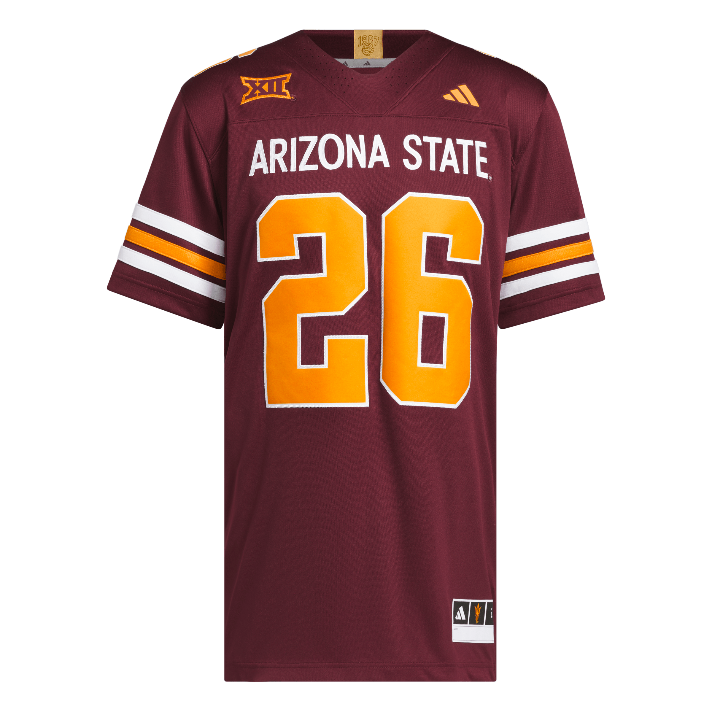 Arizona State Sun Devils Roses & Devils Premier Strategy Jersey - Maroon - angle 6