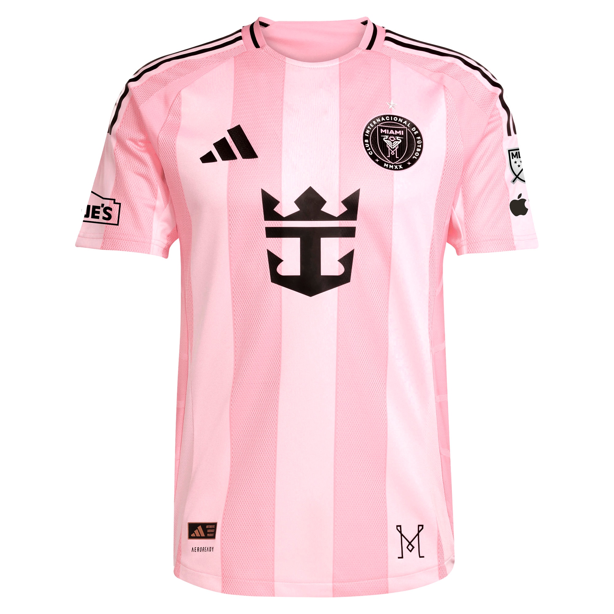 Lionel Messi #10 Inter Miami CF 2025 Euforia On-Field Jersey - Pink - angle 4