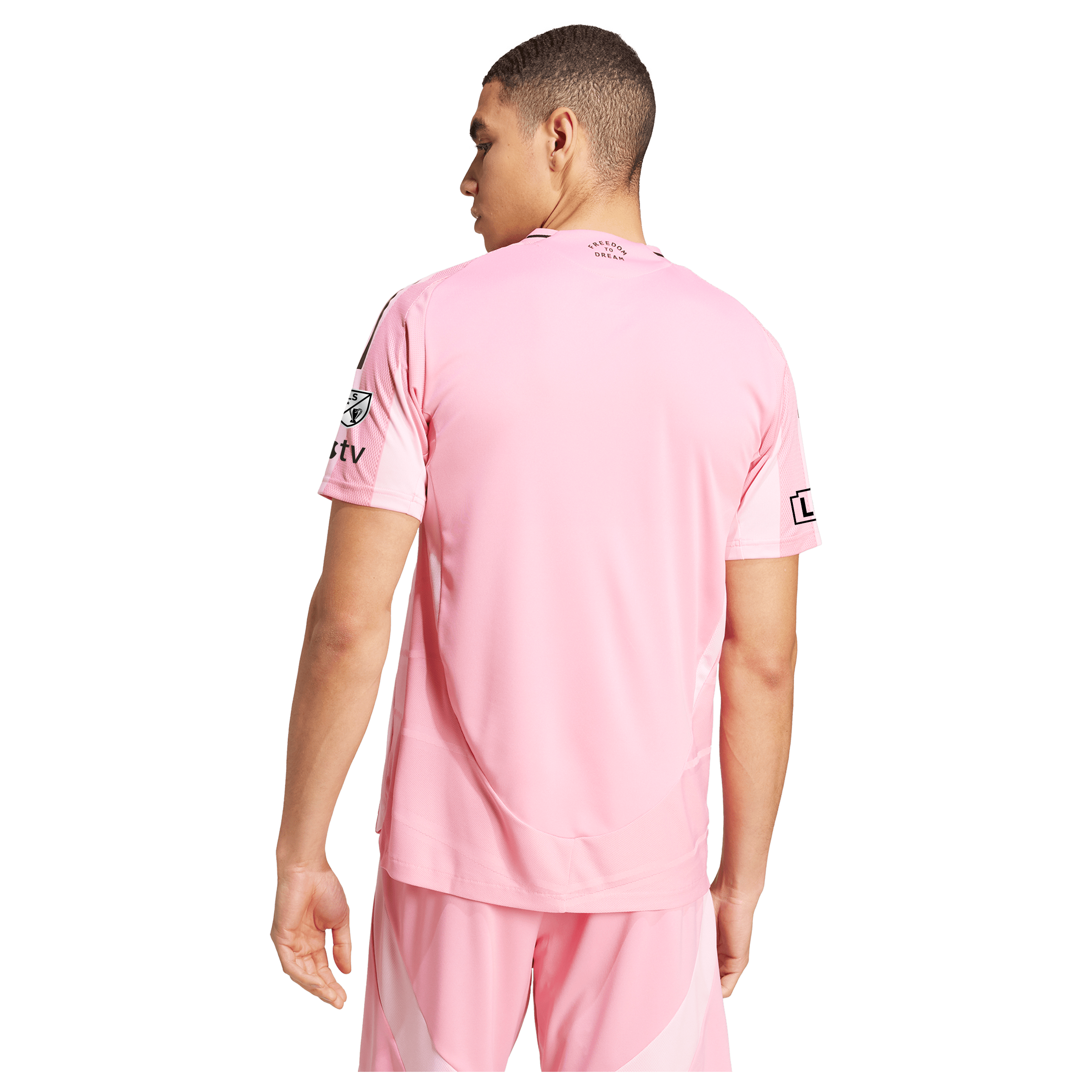Inter Miami CF 2025 Euforia On-Field Jersey - Pink - angle 4