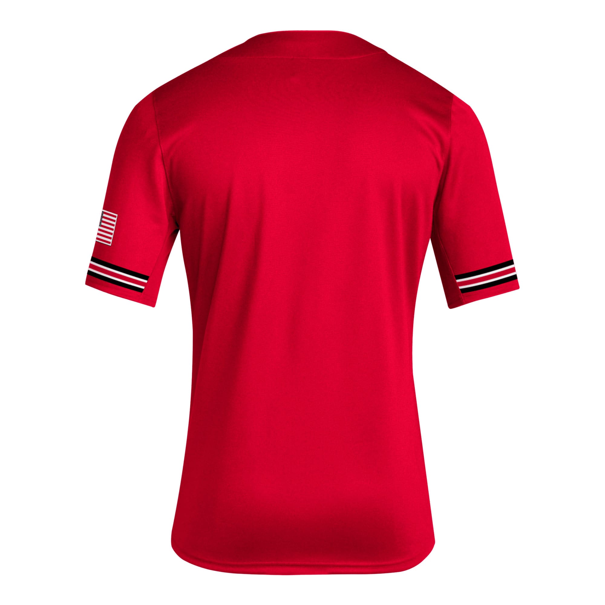 NC State Wolfpack Reverse Retro Replica Baseball Jersey - Red - angle 5