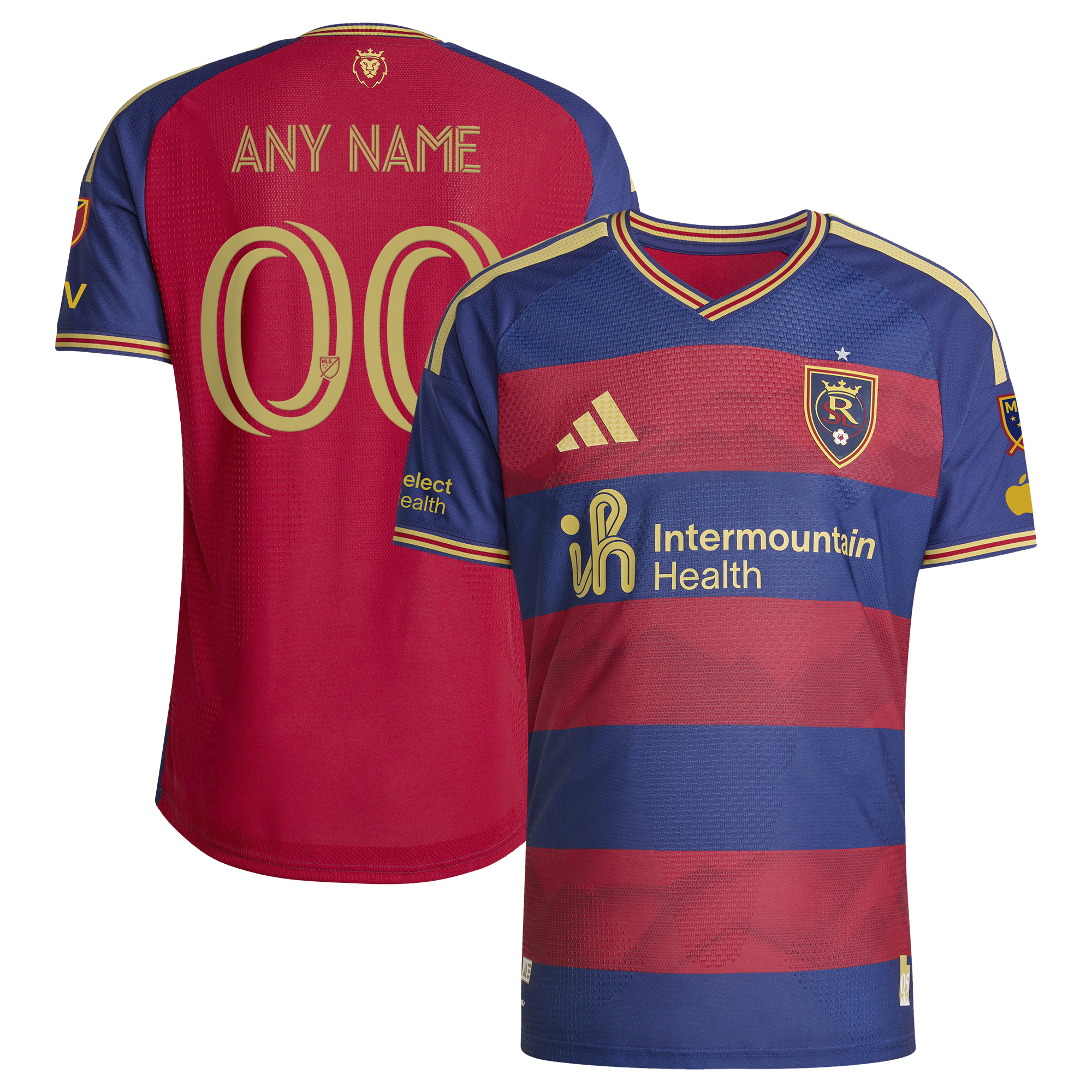 Real Salt Lake 2026 The Switchback On-Field Patch Custom Jersey - Red - angle 3