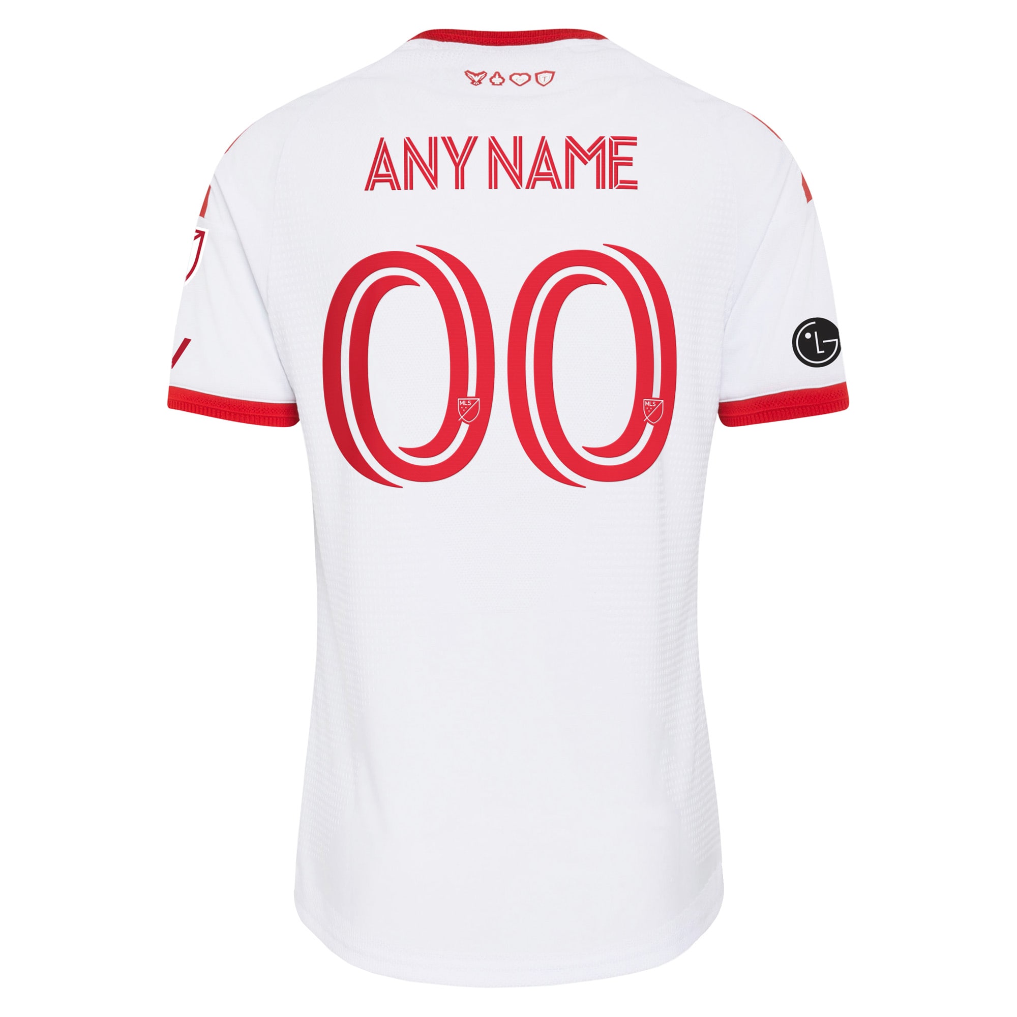 Toronto FC 2026 Winter Kit On-Field Patch Custom Jersey - White - angle 5