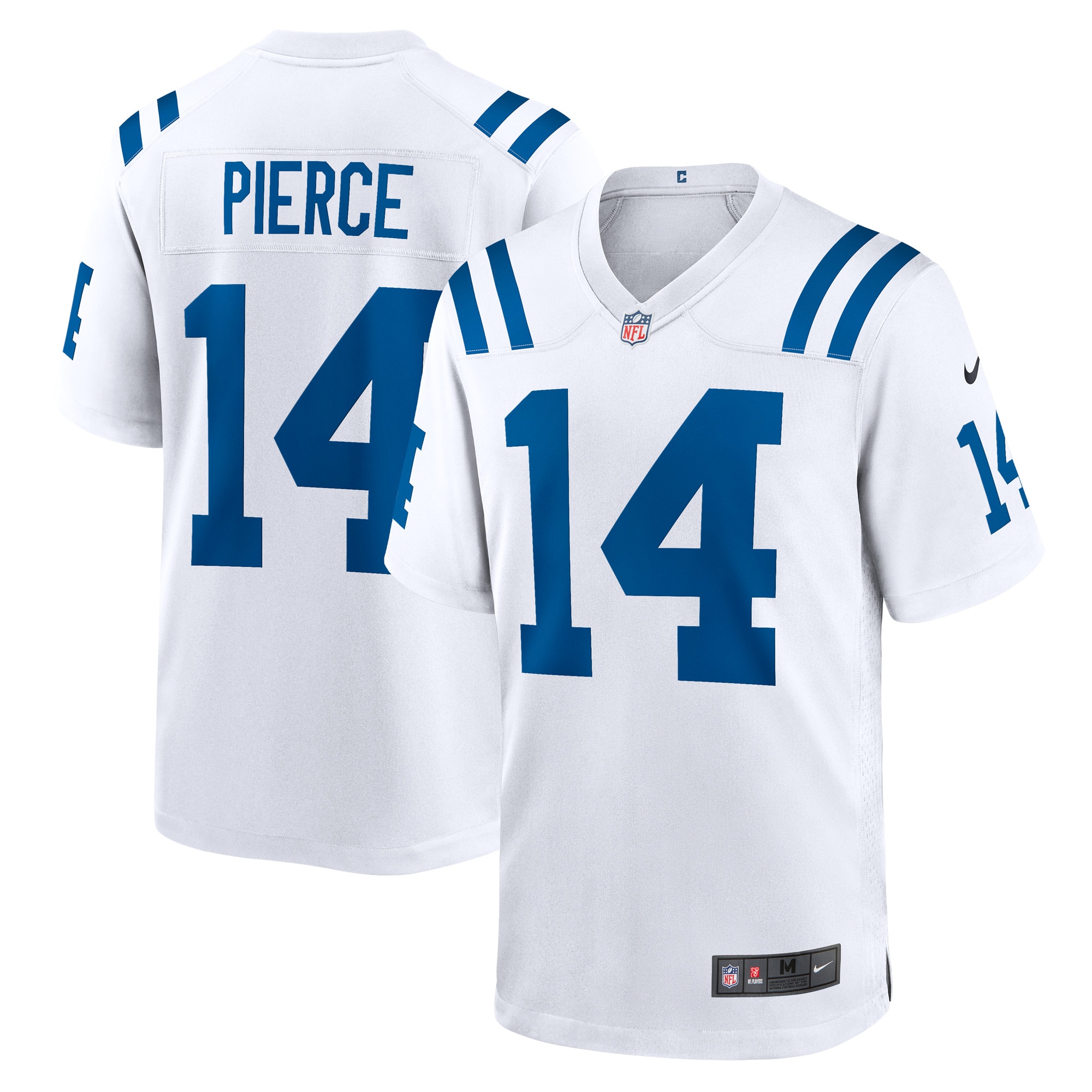 Youth Alec Pierce Indianapolis Colts Away Game Player Jersey - White | FanWearStyle