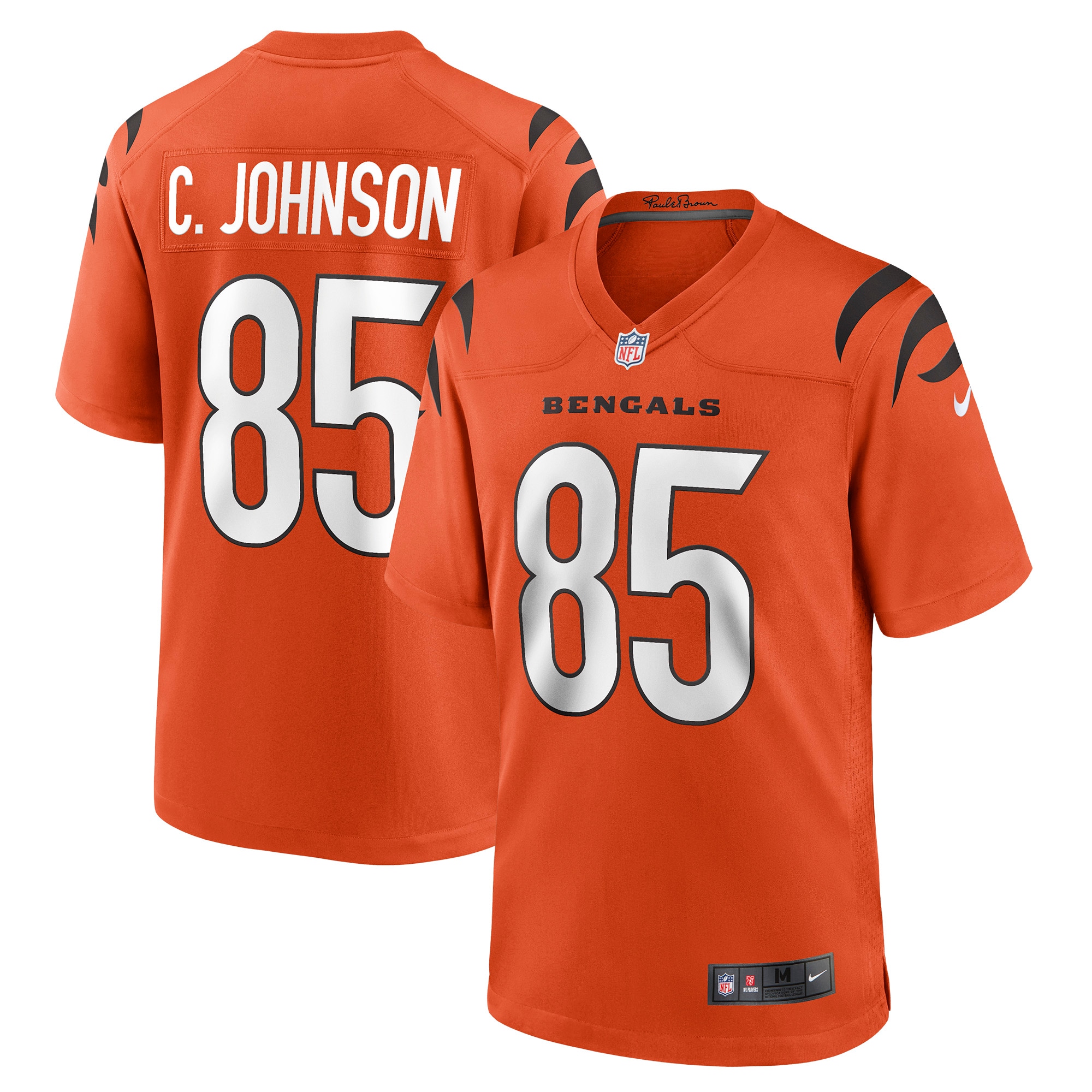 Chad Johnson Cincinnati Bengals Alternate NFL Jersey - Orange | FanWearStyle