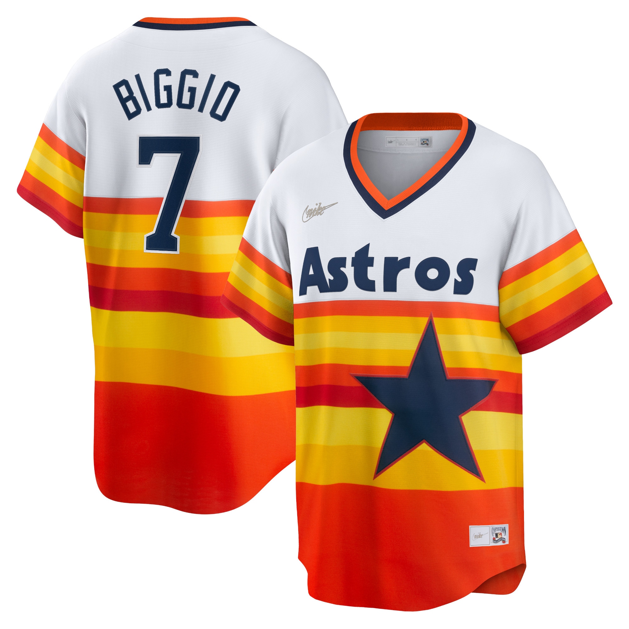 Craig Biggio Houston Astros Home MLB Jersey - White | FanWearStyle