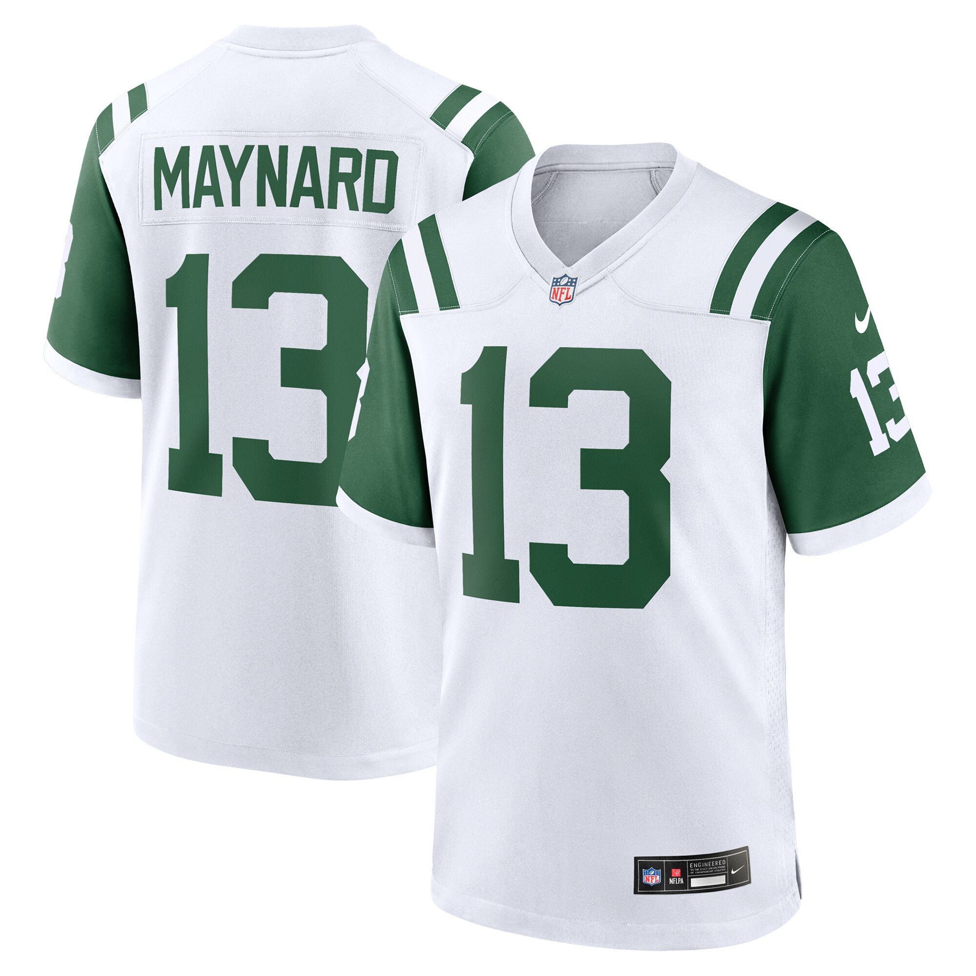 Don Maynard New York Jets Retired Player Alternate Game Jersey - White - angle 3