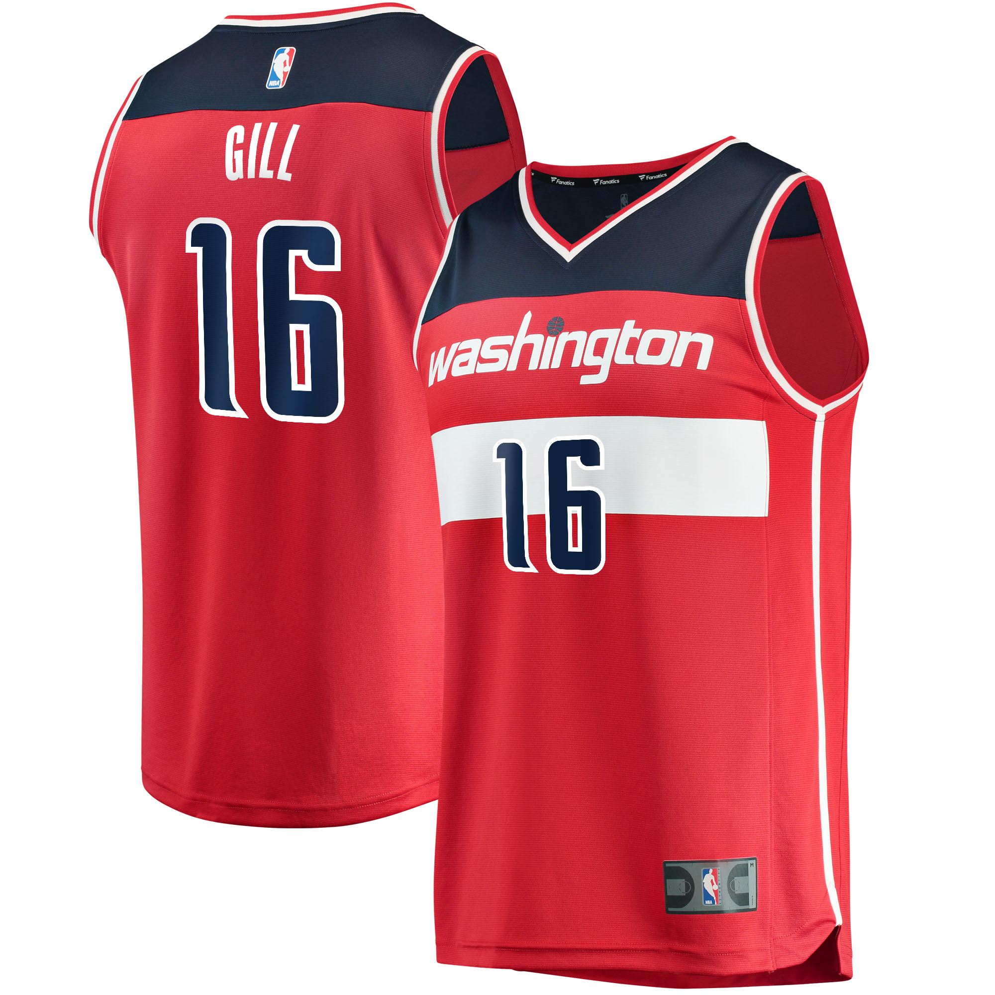Anthony Gill Washington Wizards NBA Jersey - Red | FanWearStyle