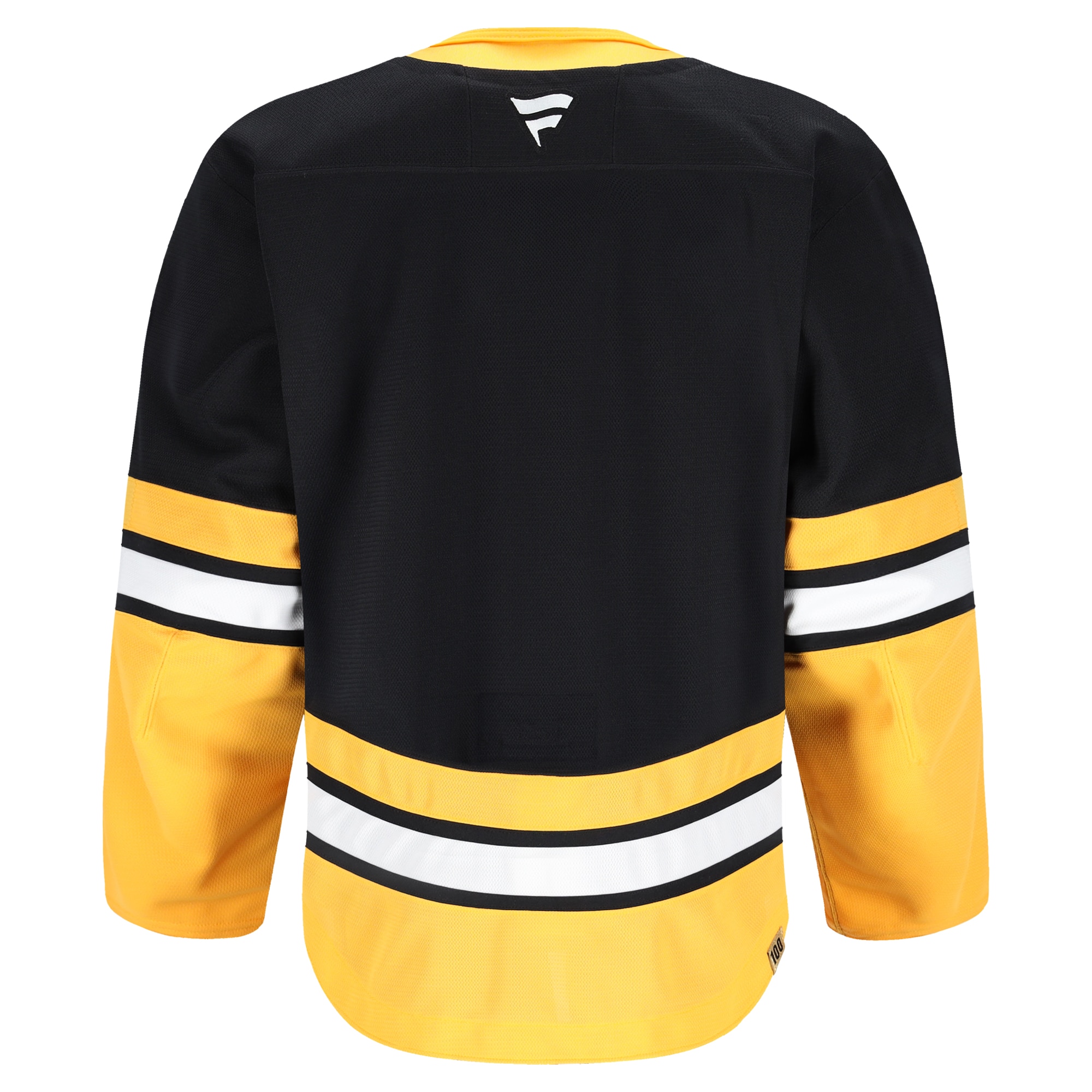 Boston Bruins 100th Anniversary Pro Jersey - Black - angle 3
