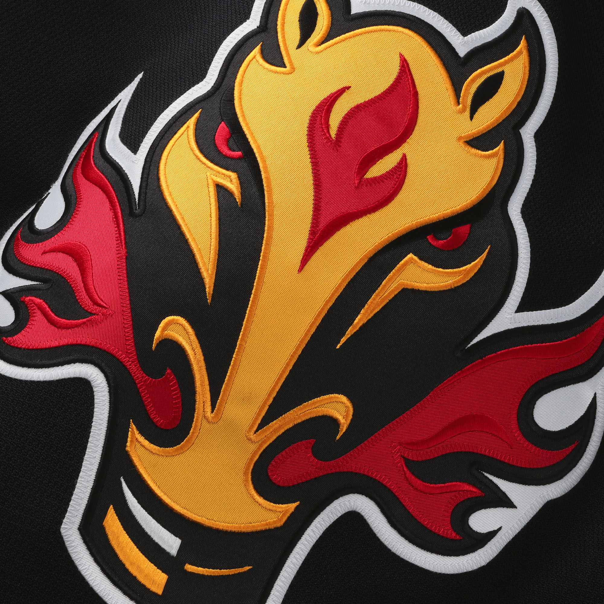 Calgary Flames Alternate Pro Jersey - Black - angle 6