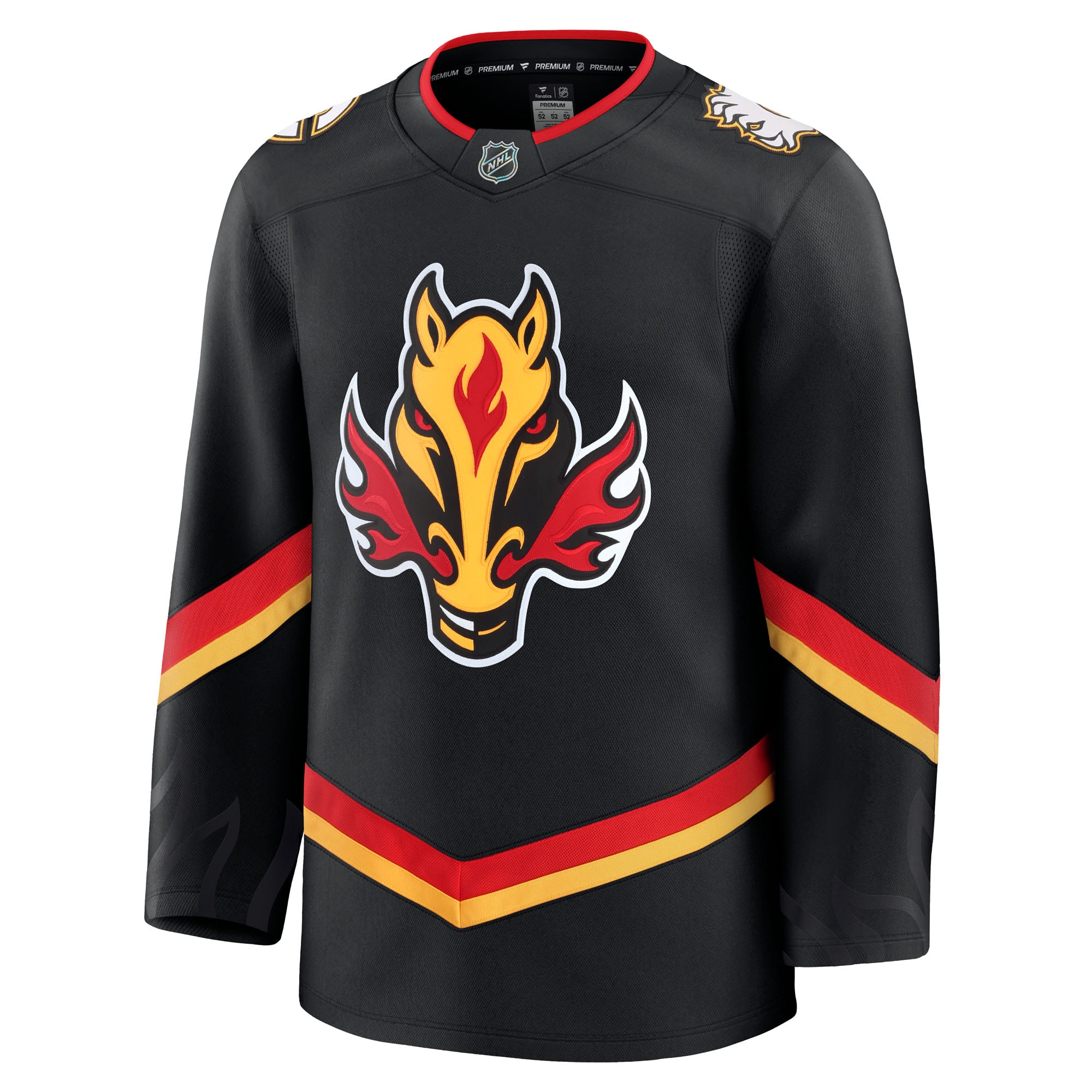 Calgary Flames Alternate Premium Jersey - Black - angle 3