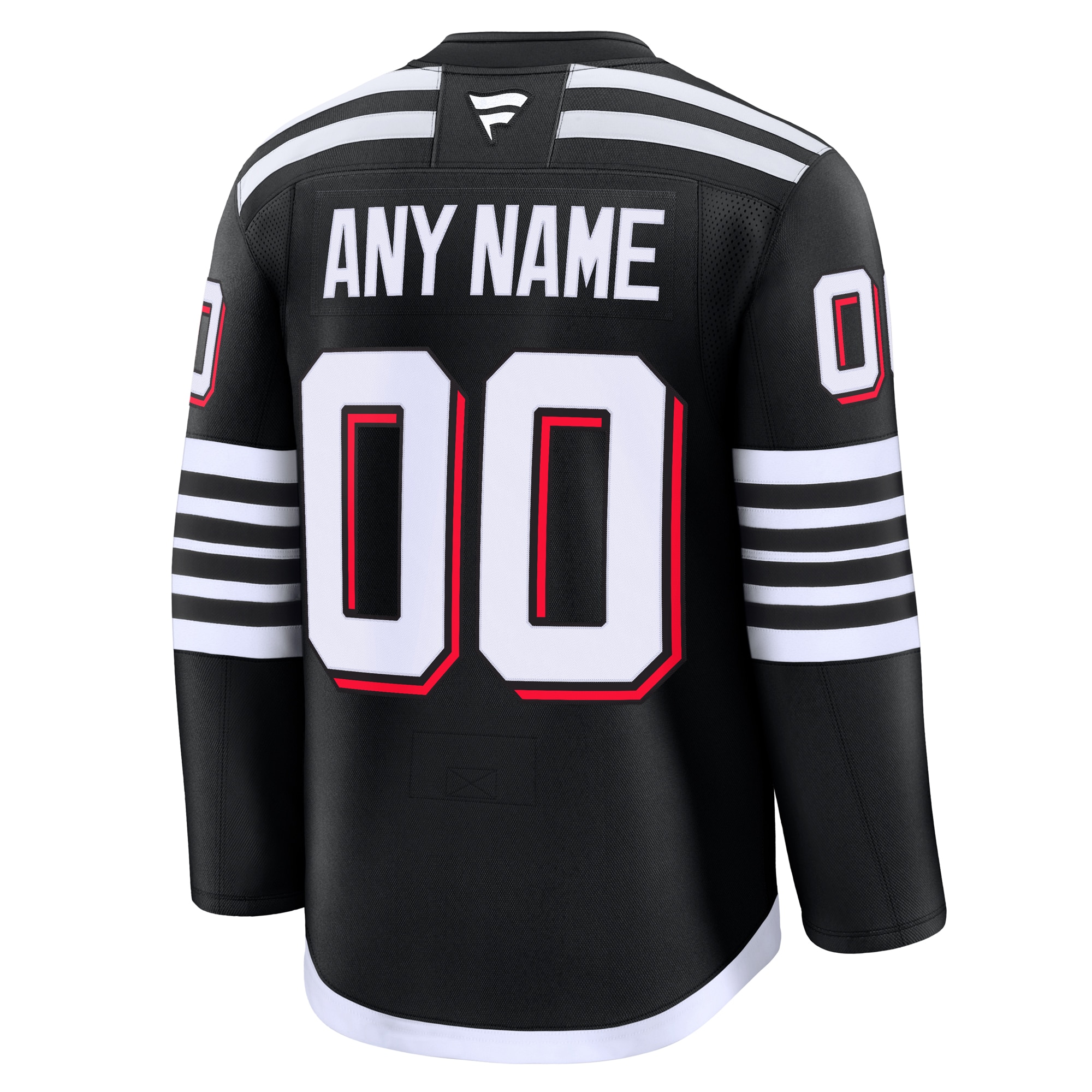 New Jersey Devils Alternate Premium Custom Jersey - Black - angle 4