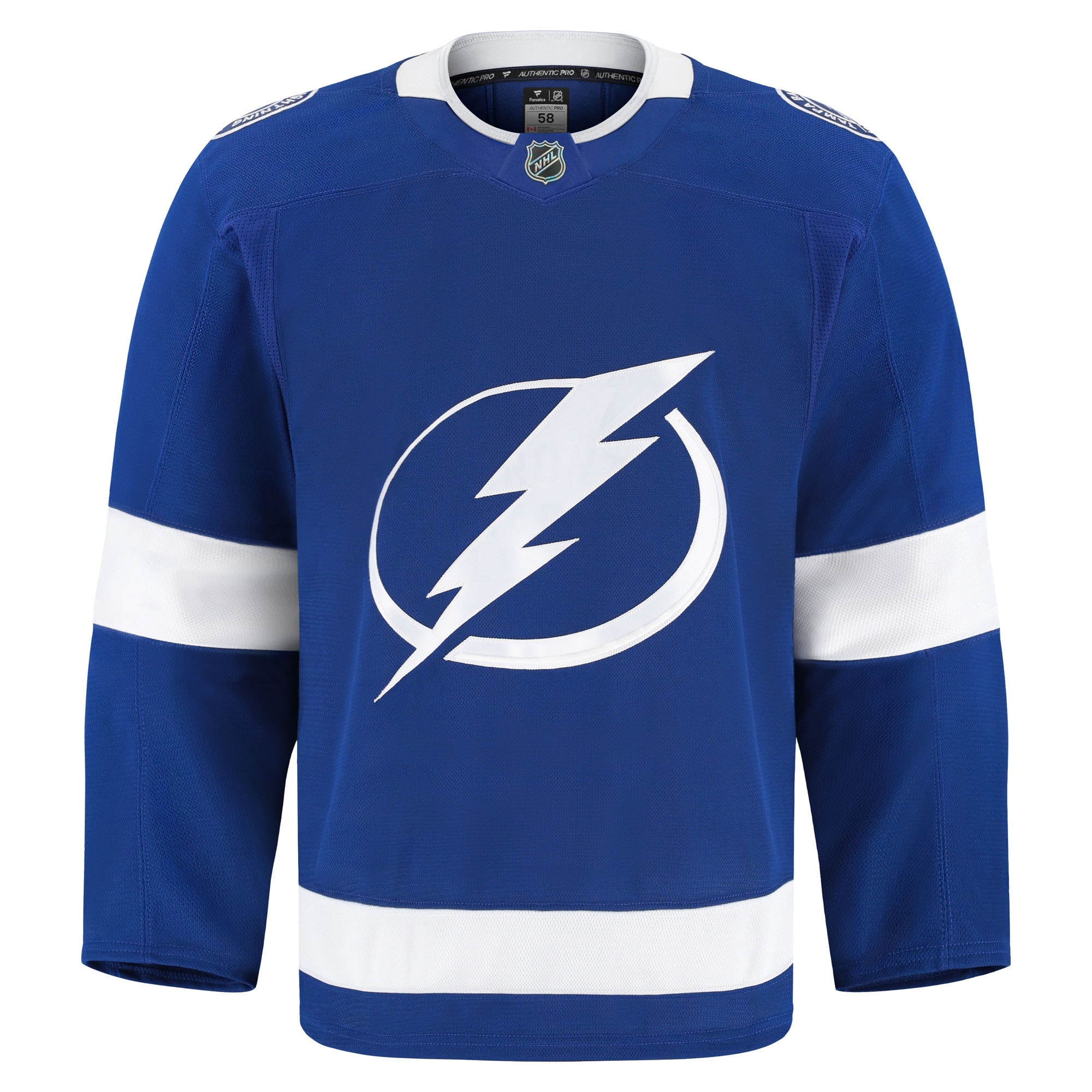 Tampa Bay Lightning Home Pro Jersey - Blue - angle 3