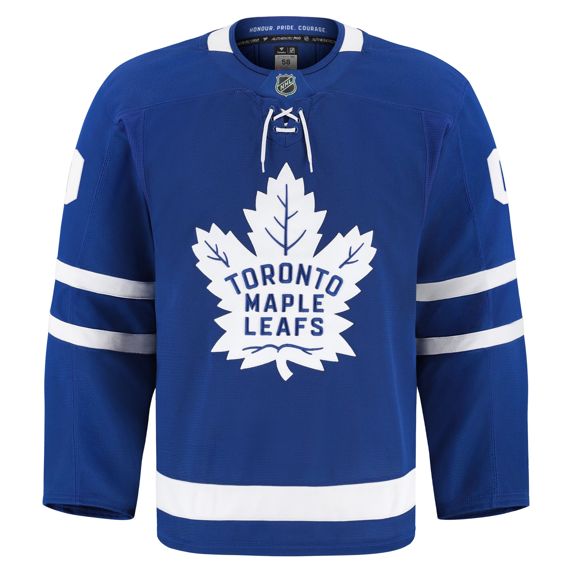 Toronto Maple Leafs Home Pro Custom Jersey - Blue - angle 2