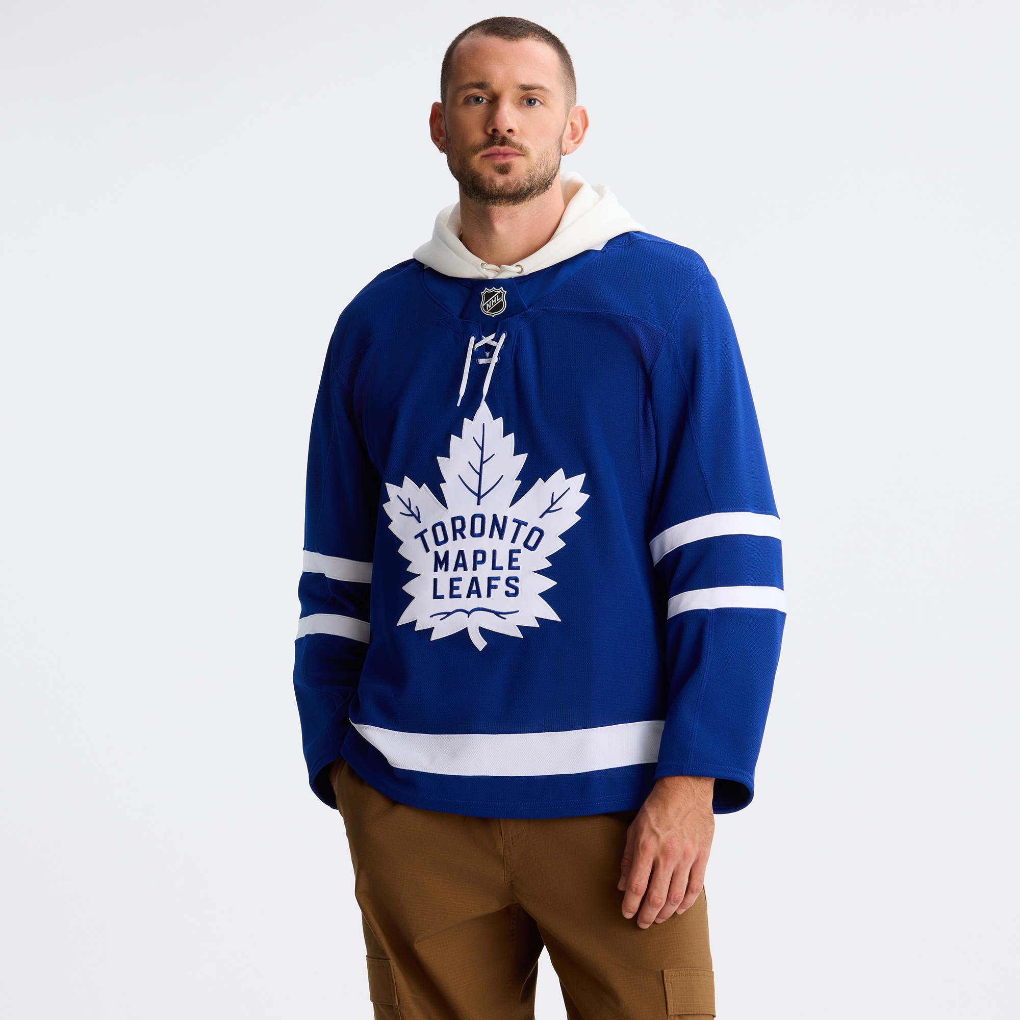 Toronto Maple Leafs Home Pro Jersey - Blue - angle 5