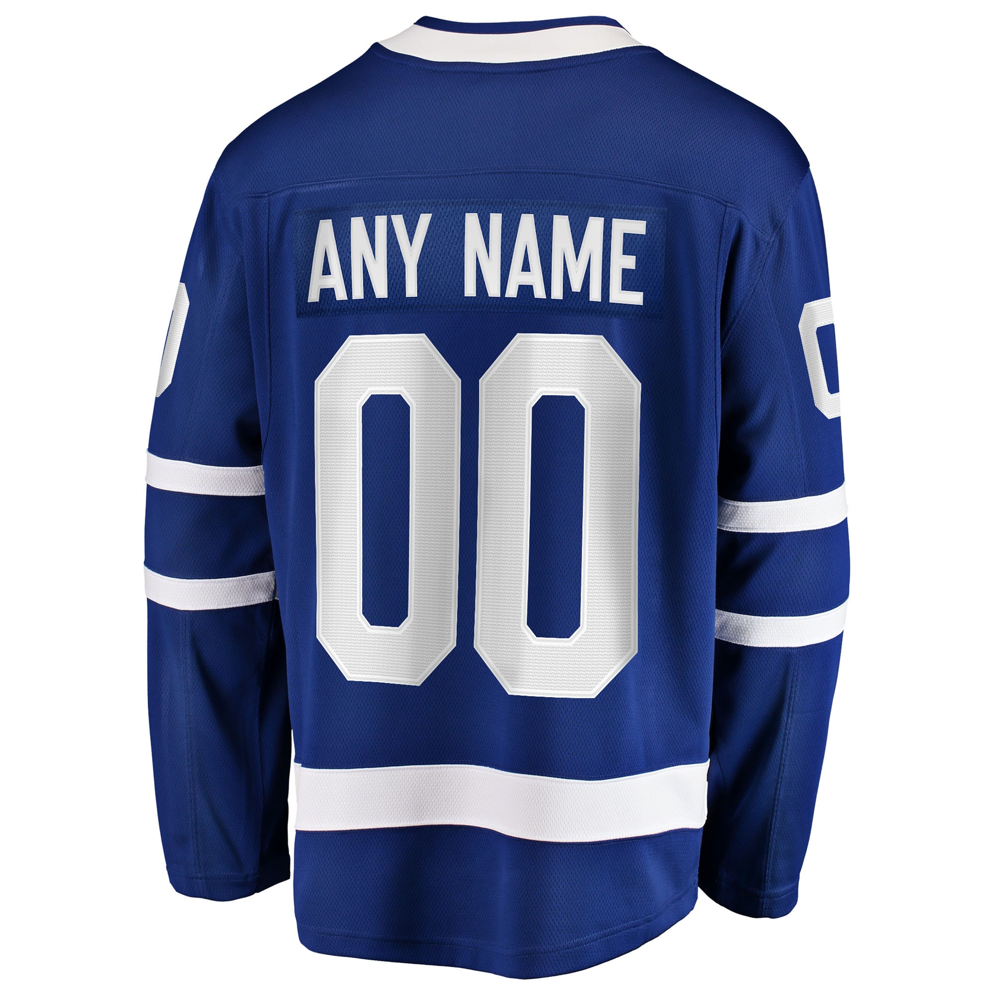 Toronto Maple Leafs Home Breakaway Custom Jersey - Blue - angle 4