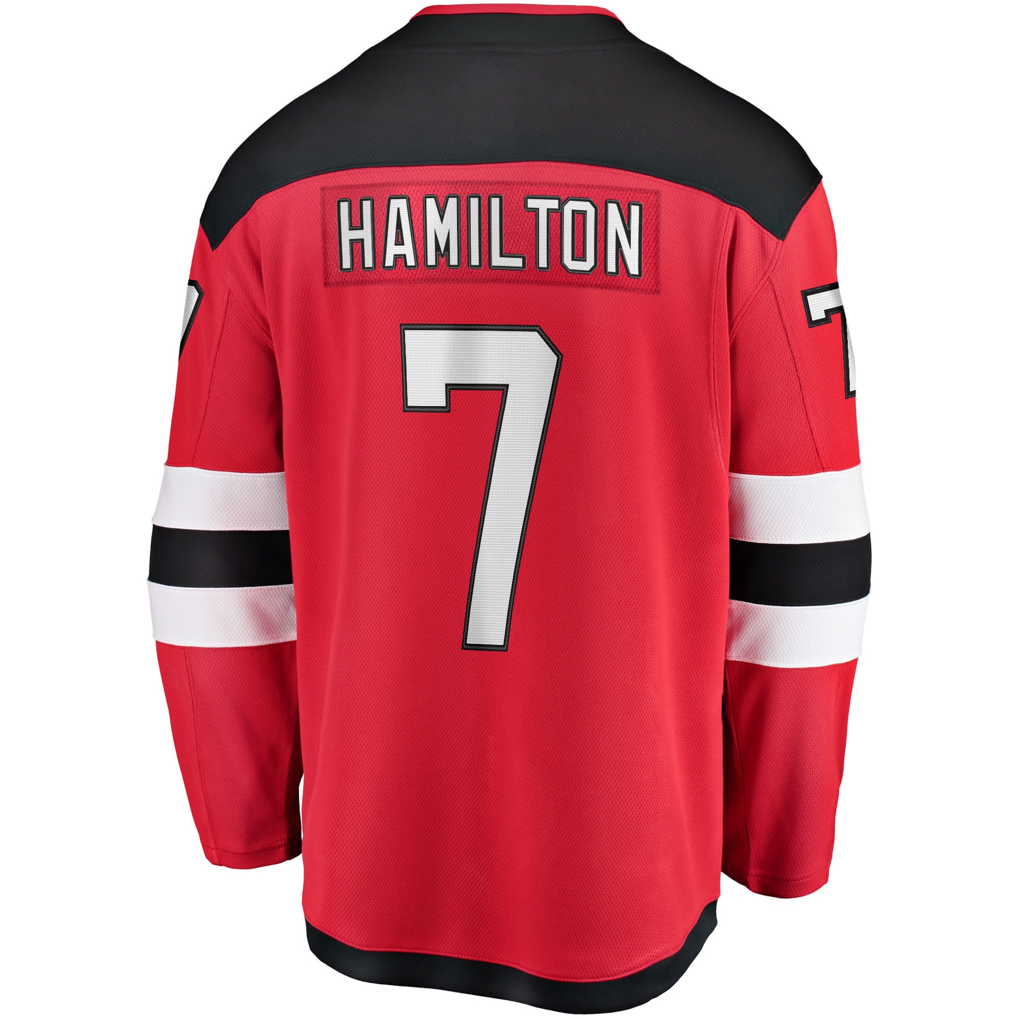 Dougie Hamilton New Jersey Devils Breakaway Player Jersey - Red - angle 3