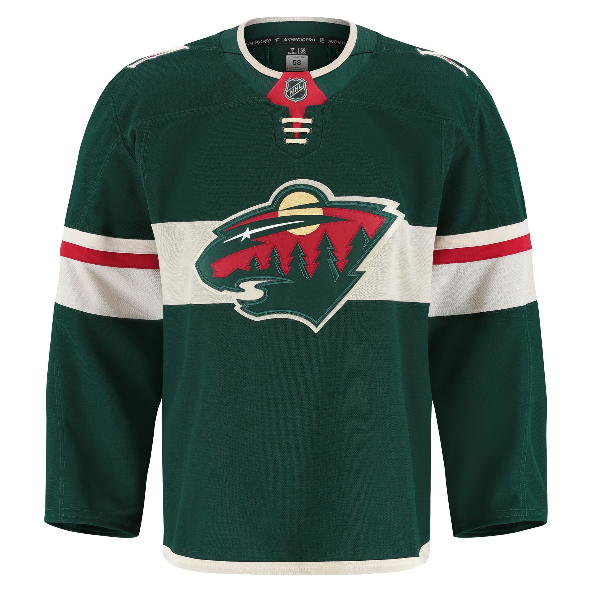 Minnesota Wild Home Pro Jersey - Green - angle 2