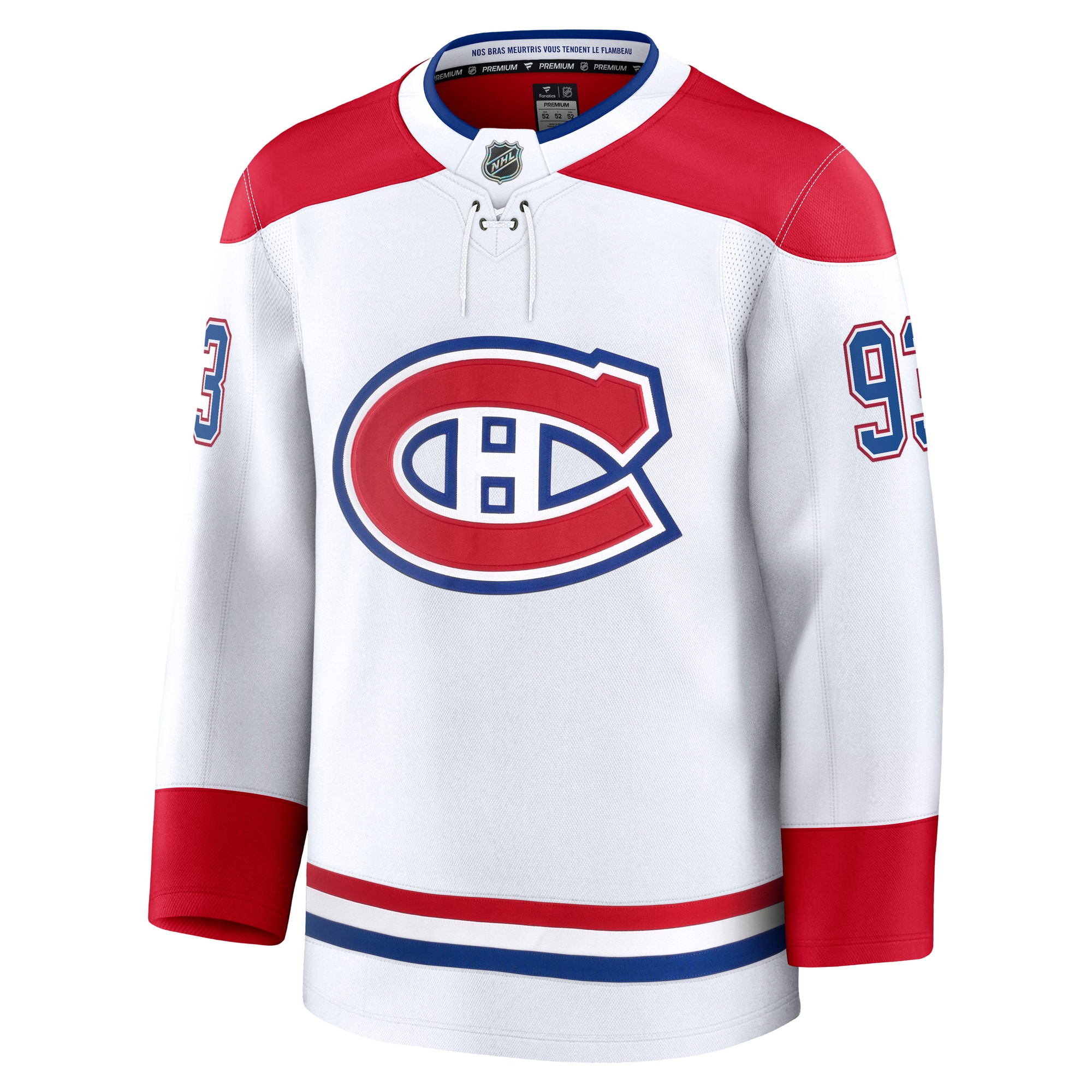 Ivan Demidov Montreal Canadiens Away Premium Jersey - White - angle 2