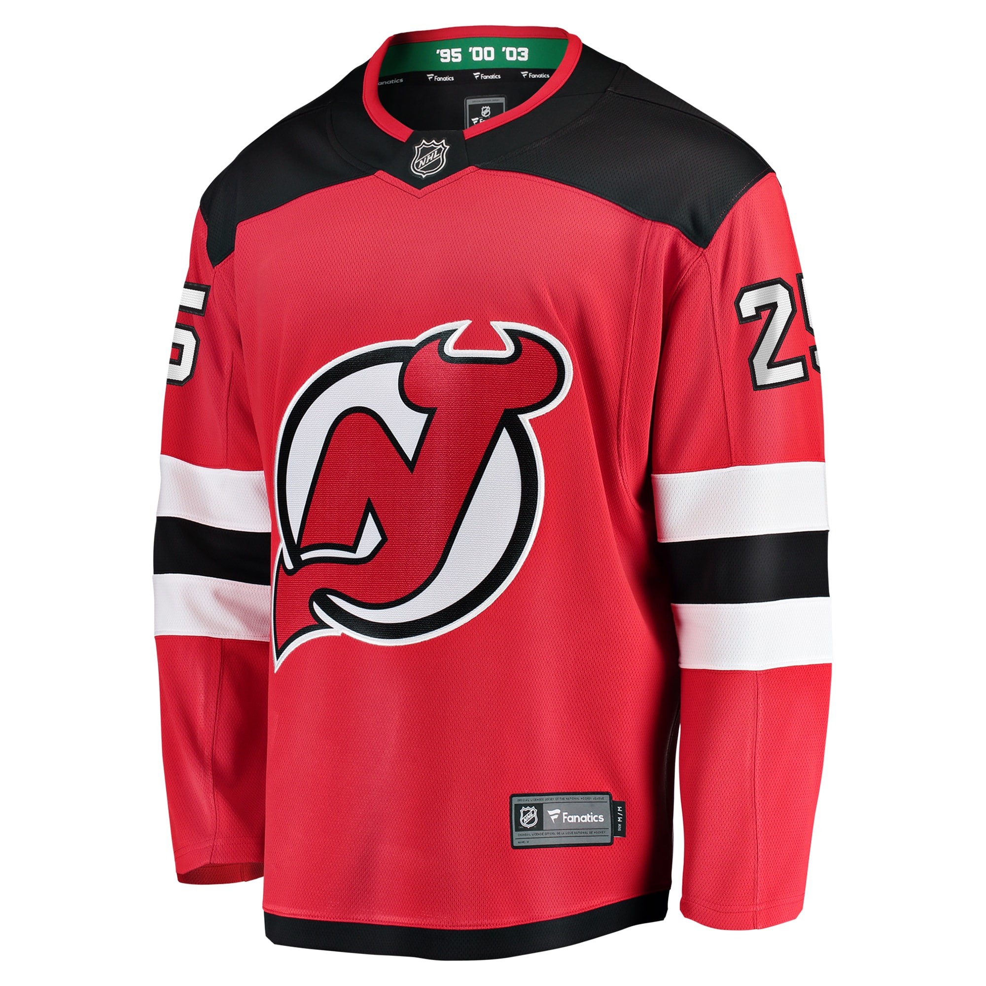 Jacob Markstrom New Jersey Devils Home Premier Breakaway Player Jersey - Red - angle 3