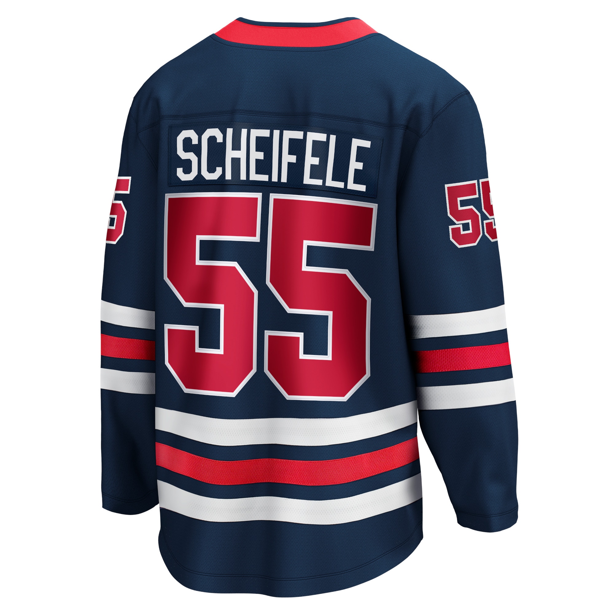 Mark Scheifele Winnipeg Jets Breakaway Jersey - Navy - angle 4