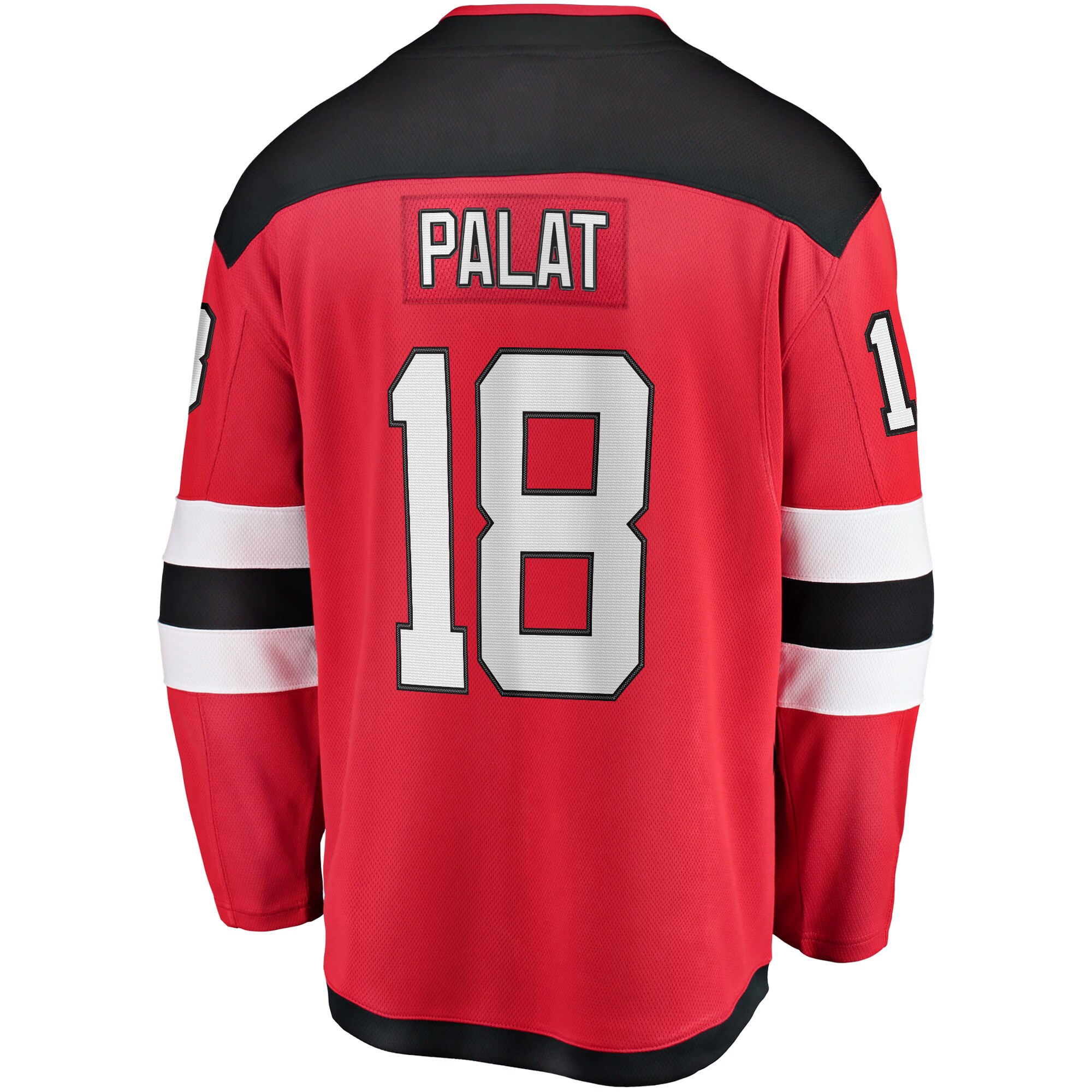 Ondrej Palat New Jersey Devils Home Breakaway Player Jersey - Red - angle 3