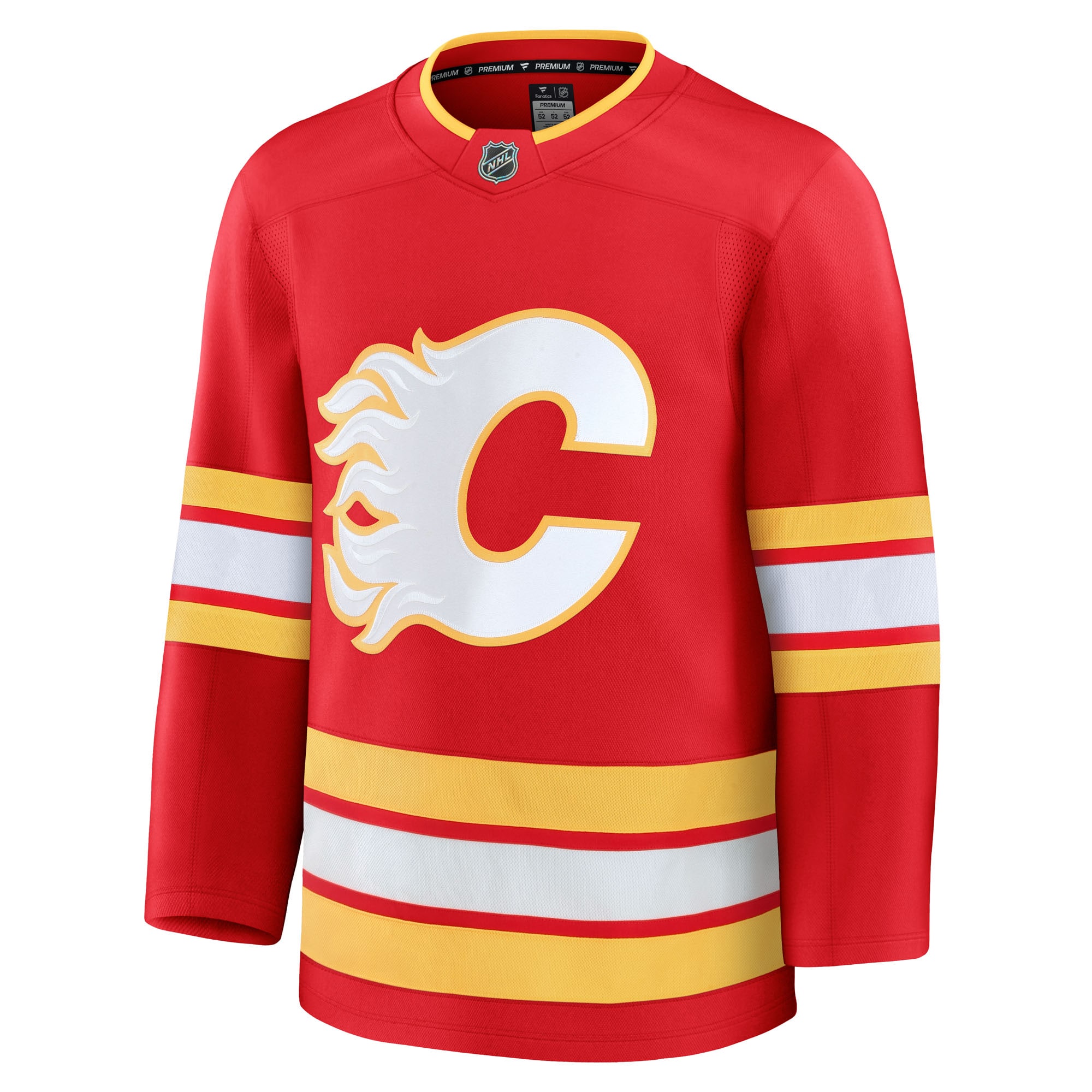 Calgary Flames Home Premium Jersey - Red - angle 2