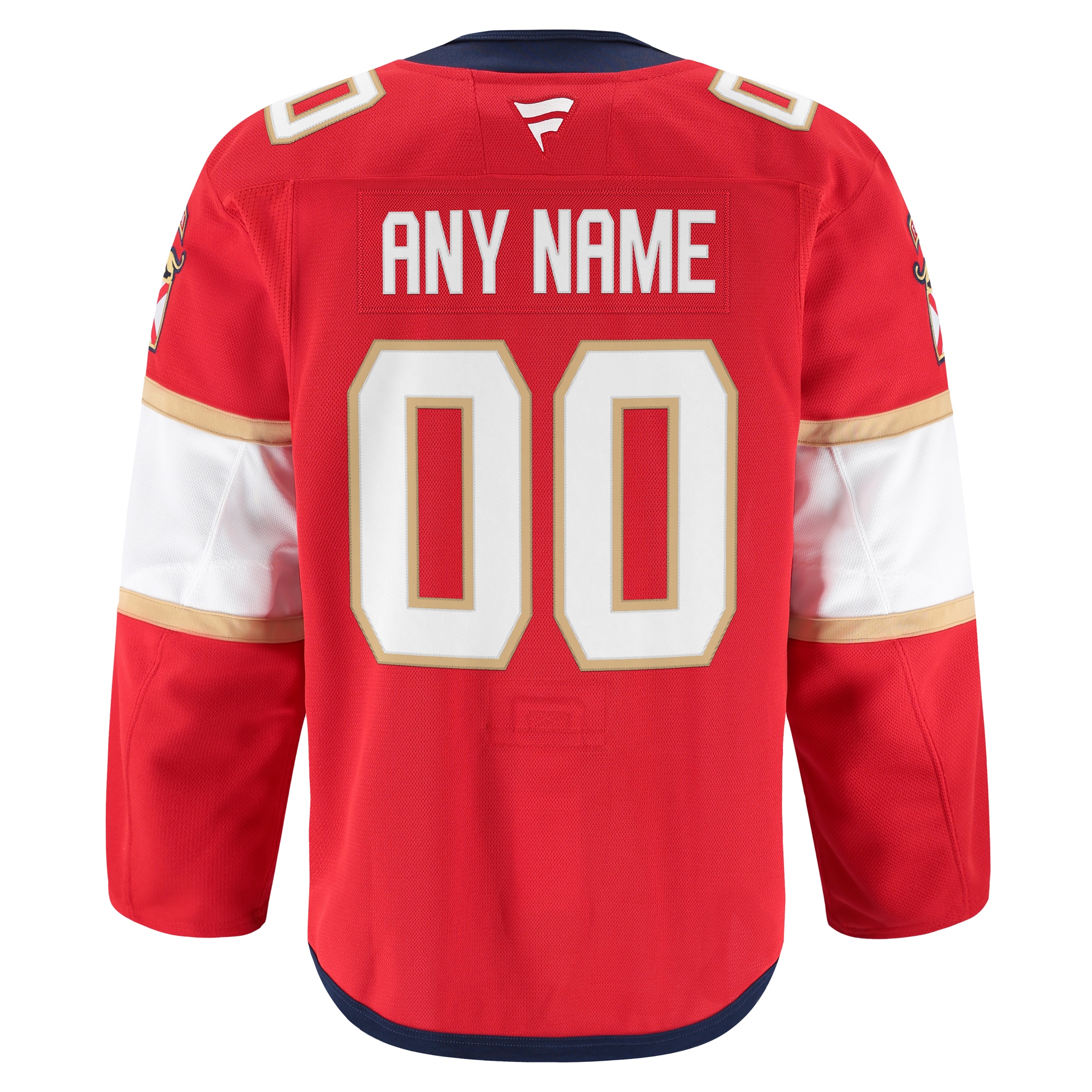 Florida Panthers Home Pro Custom Jersey - Red - angle 4