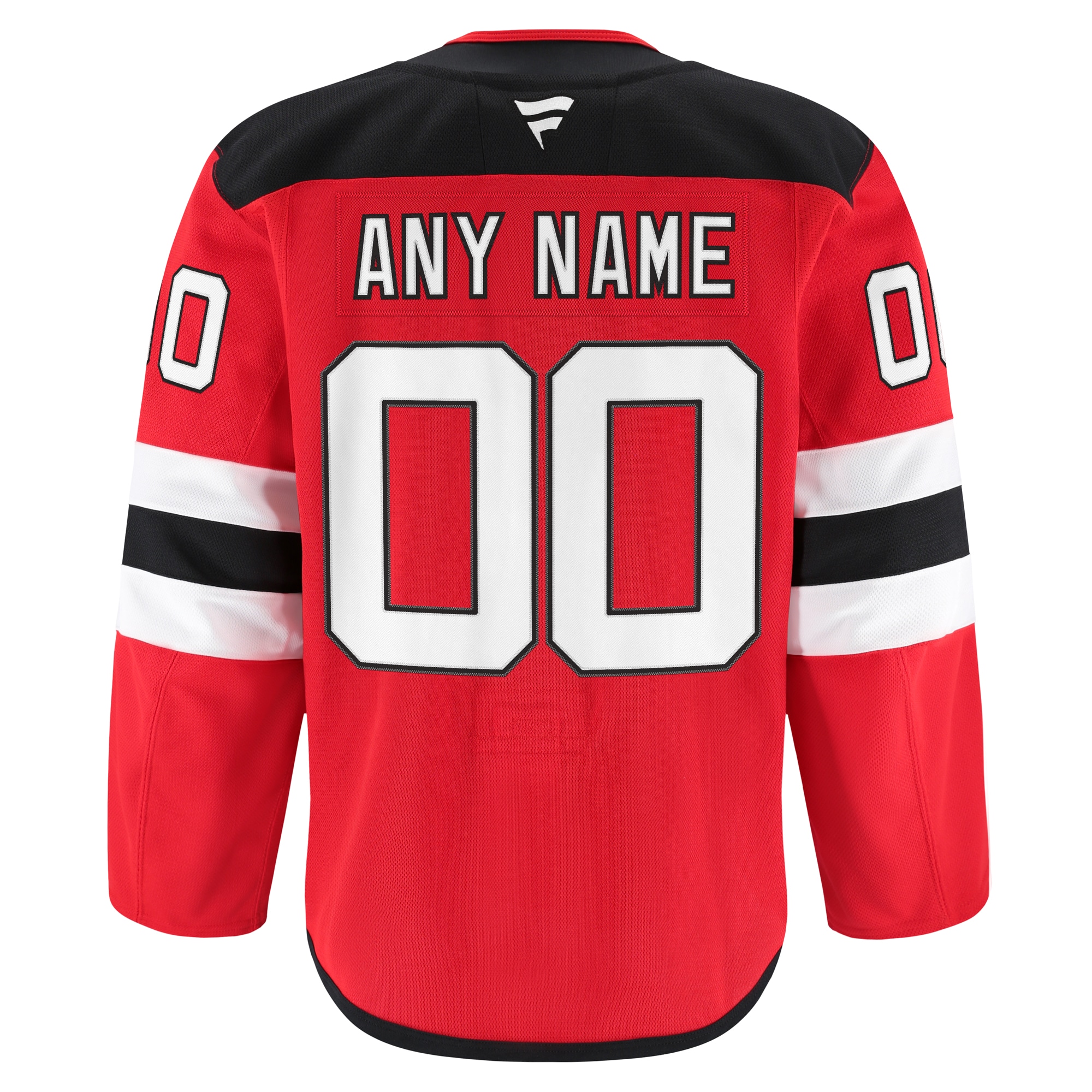 New Jersey Devils Home Pro Custom Jersey - Red - angle 3