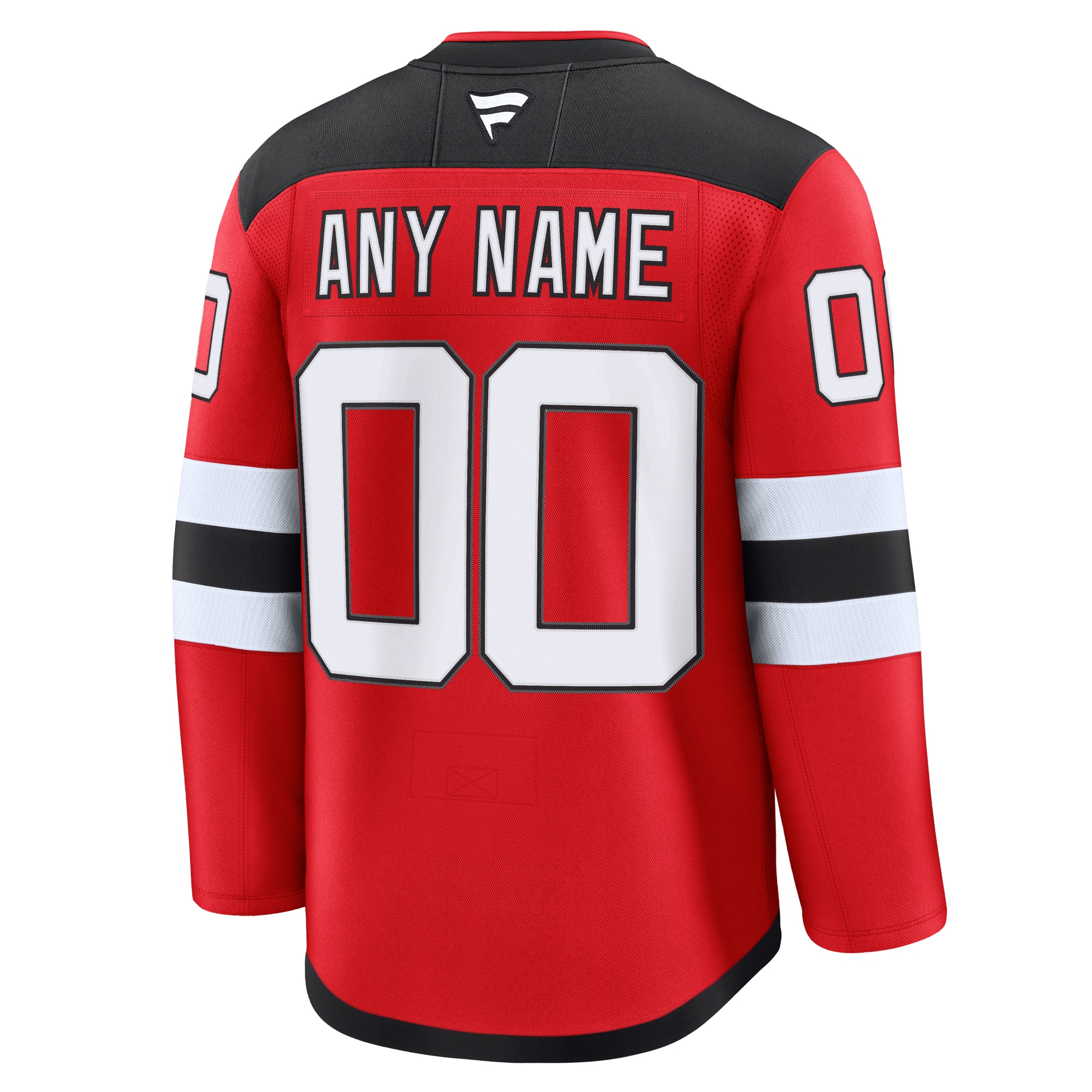 New Jersey Devils Home Premium Custom Jersey - Red - angle 4