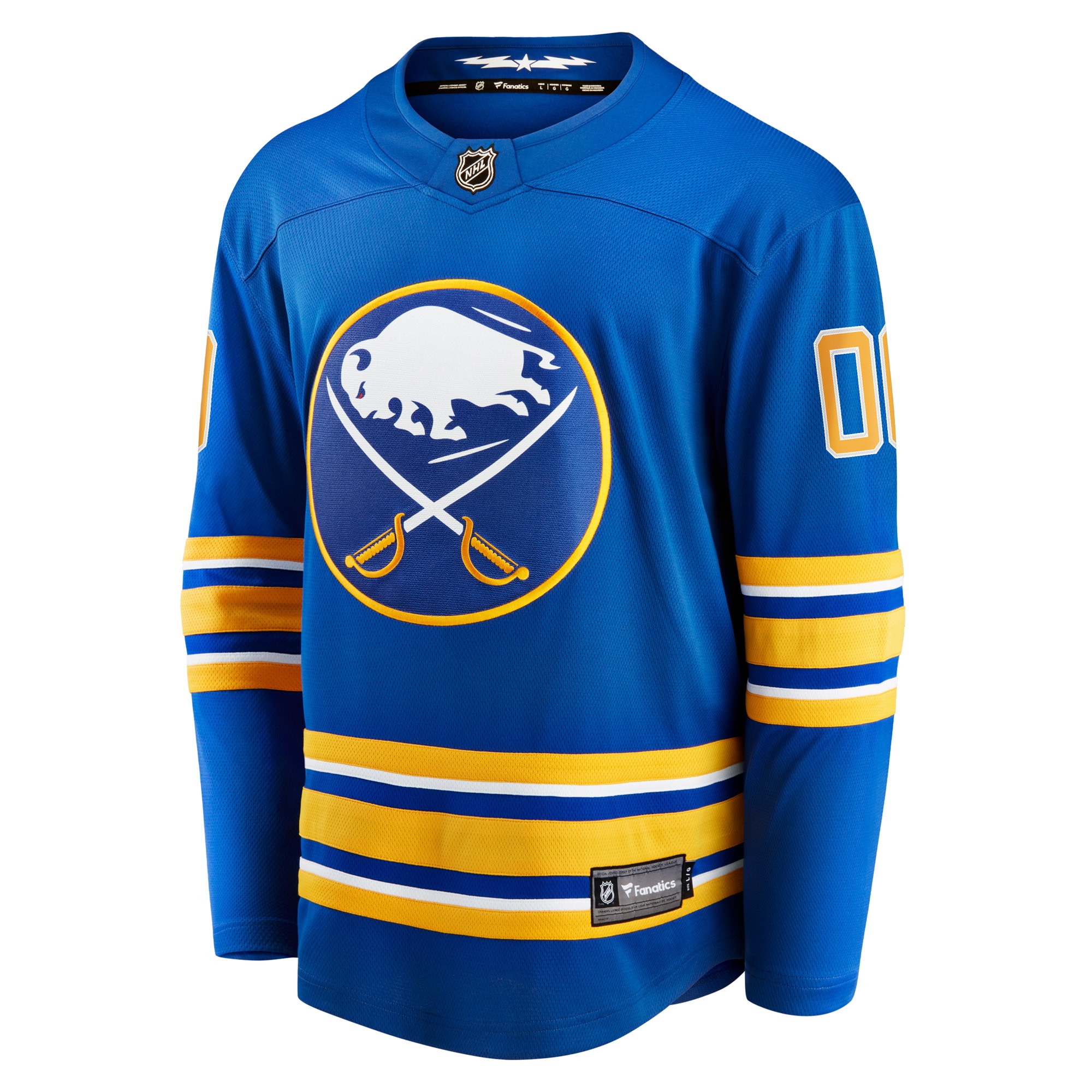Buffalo Sabres Home Breakaway Custom Jersey - Royal - angle 3