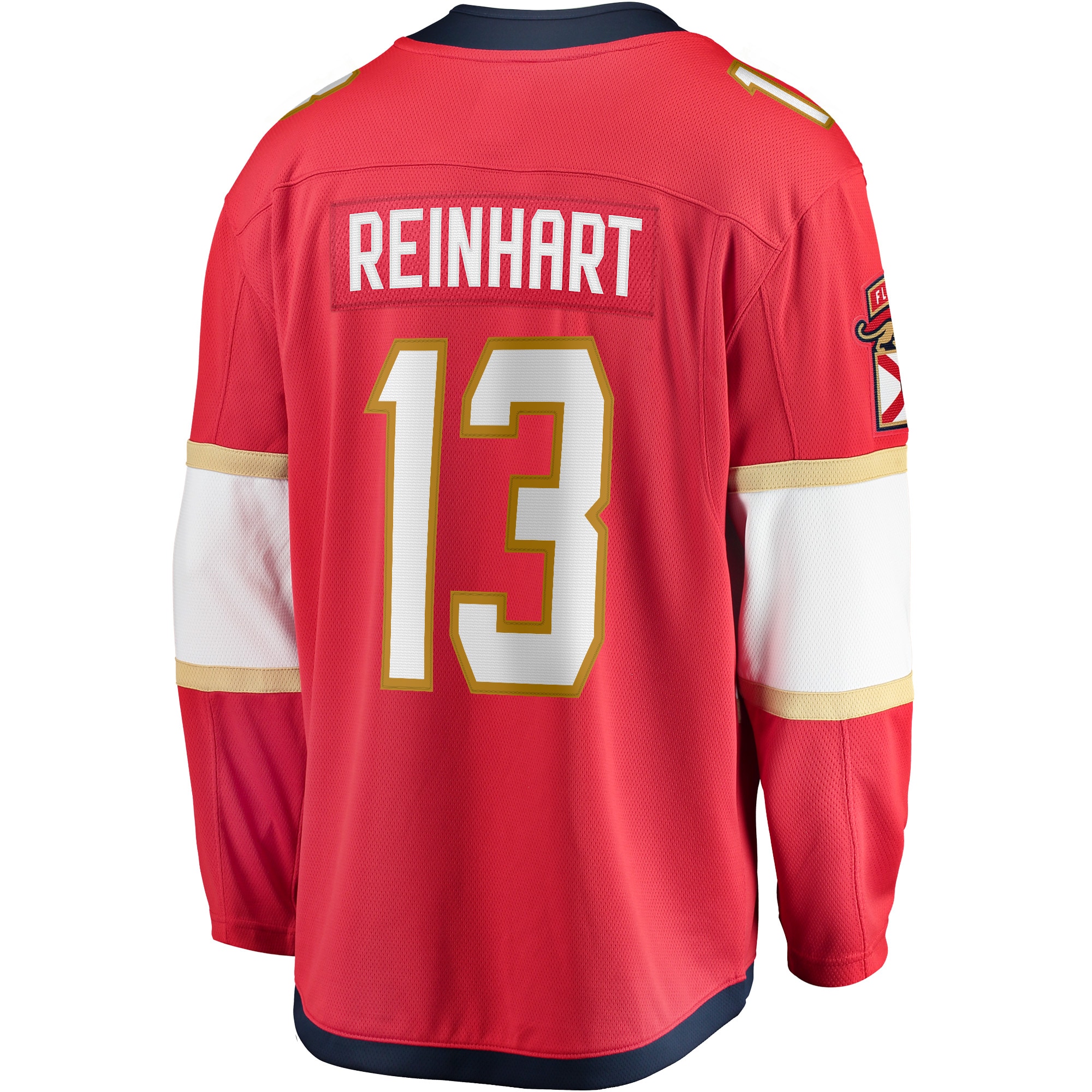 Sam Reinhart Florida Panthers Breakaway Player Jersey - Red - angle 4