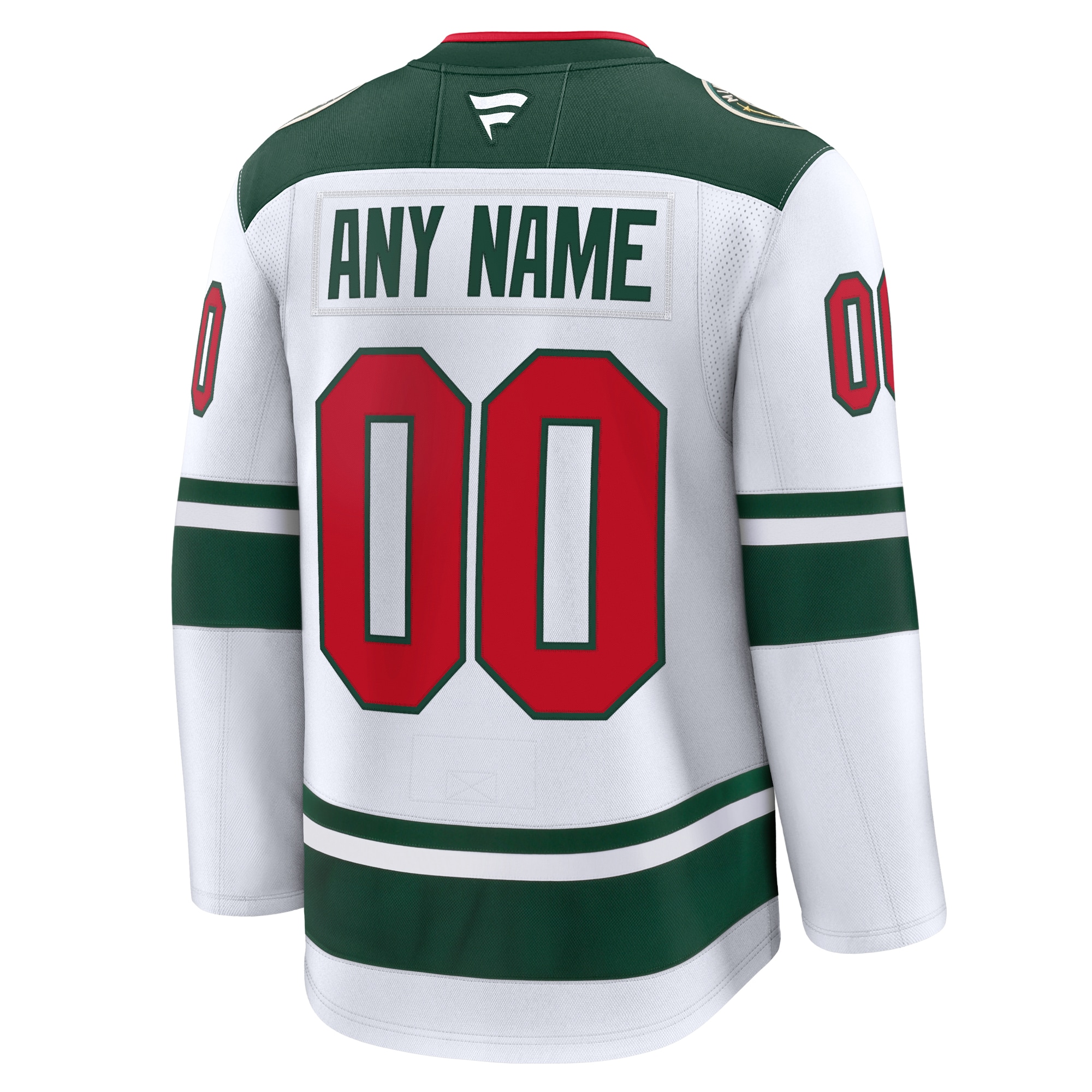 Minnesota Wild Away Premium Custom Jersey - White - angle 3