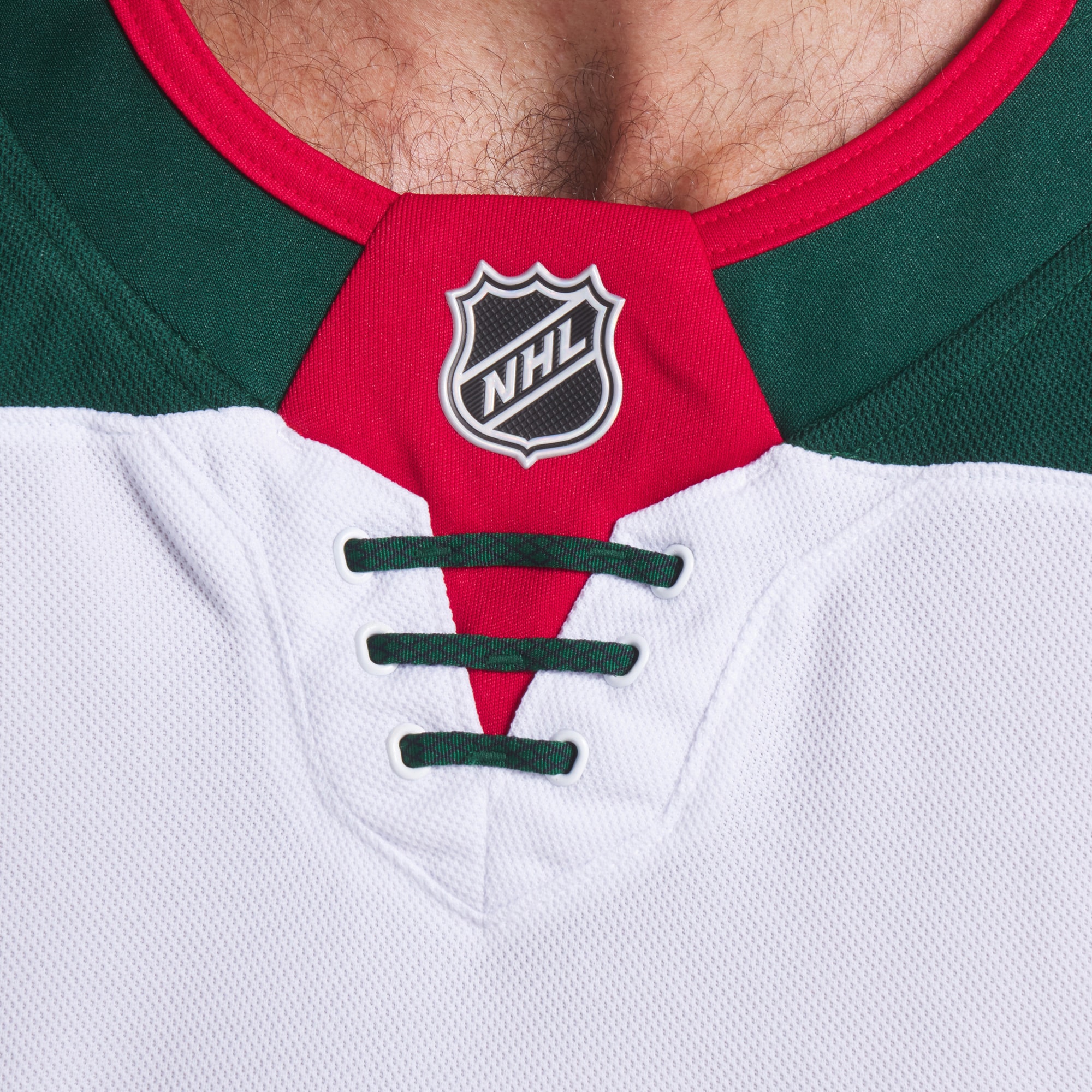 Minnesota Wild Away Premium Jersey - White - angle 8