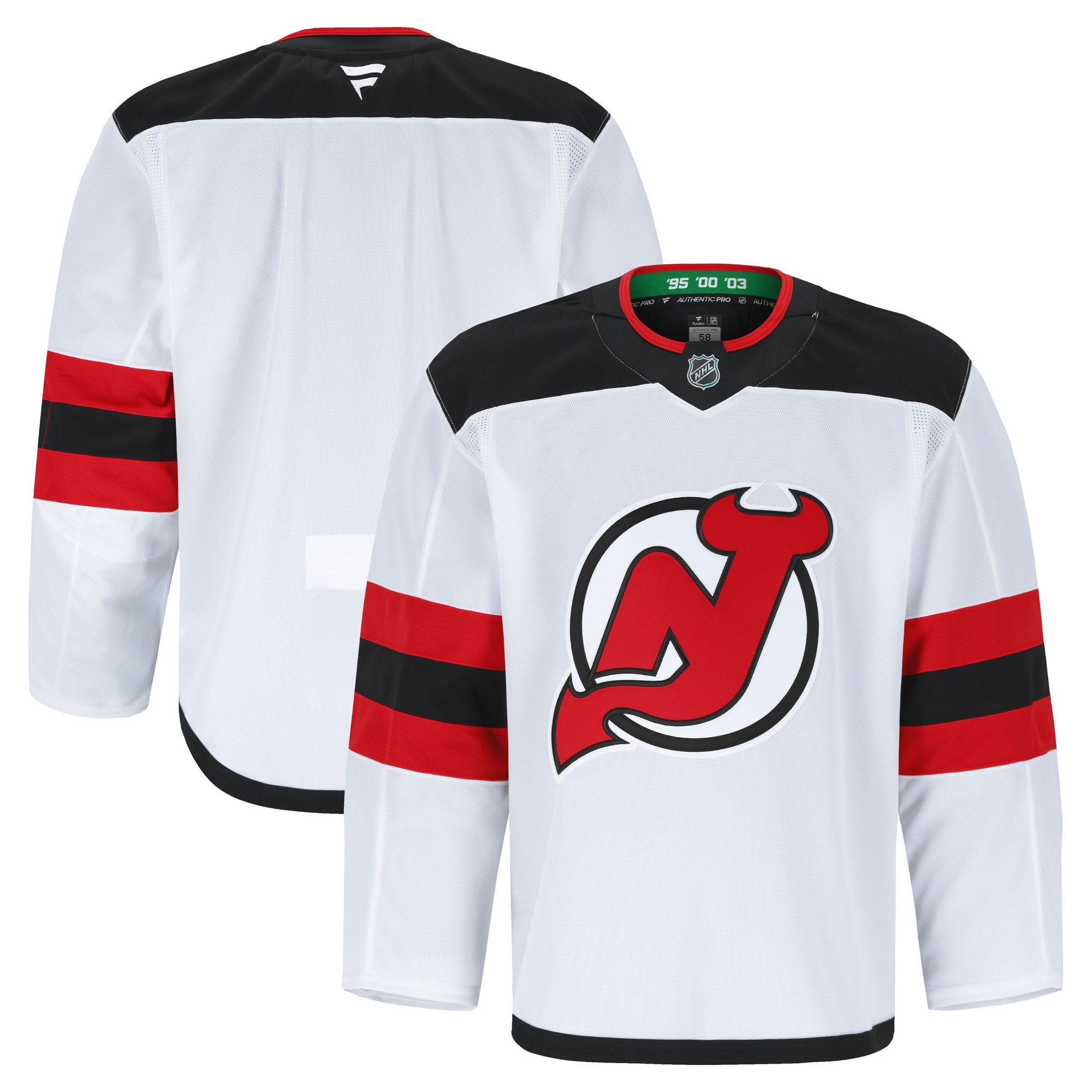 Women's New Jersey Devils Away Authentic Pro Jersey - White | FanWearStyle