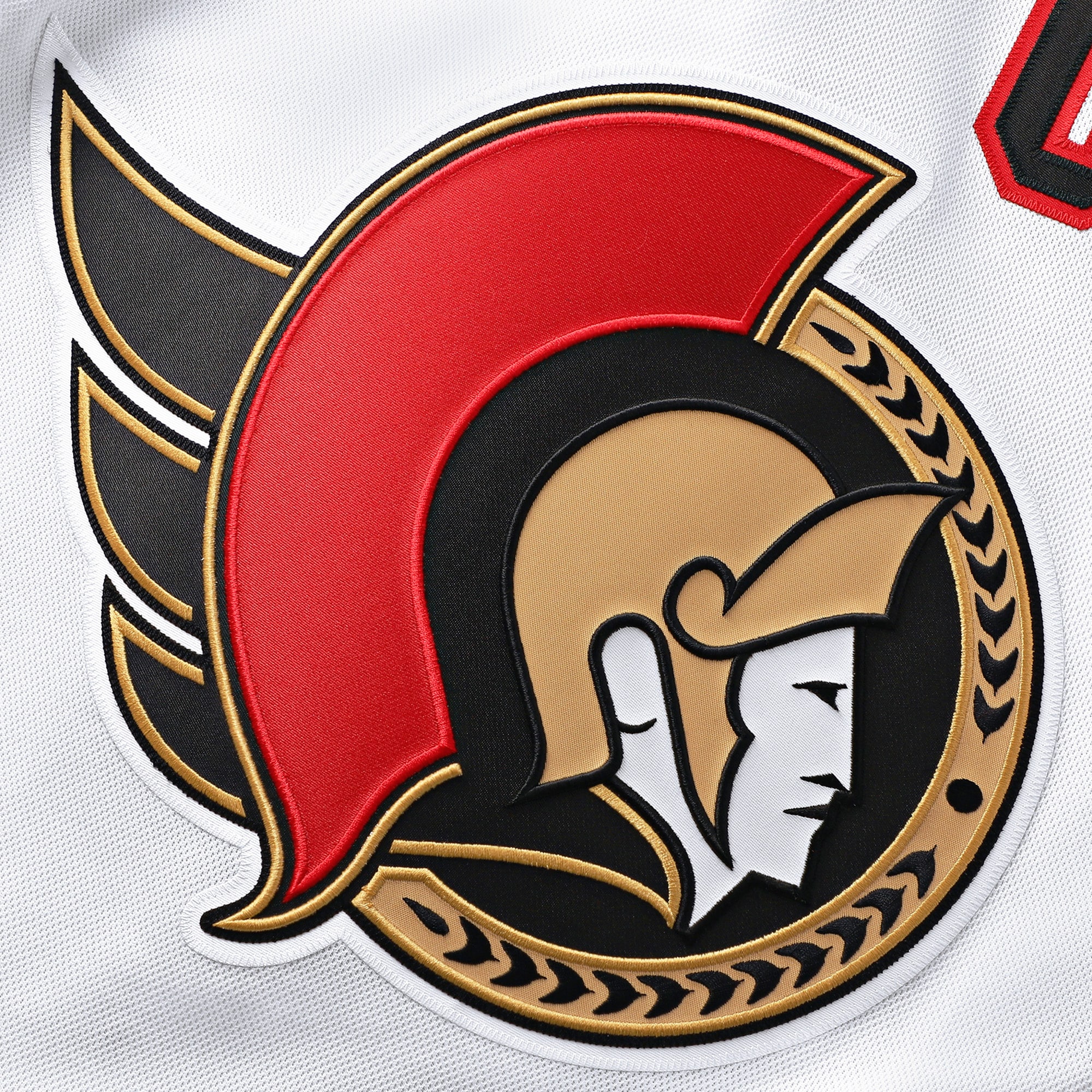 Ottawa Senators Away Premium Custom Jersey - White - angle 7