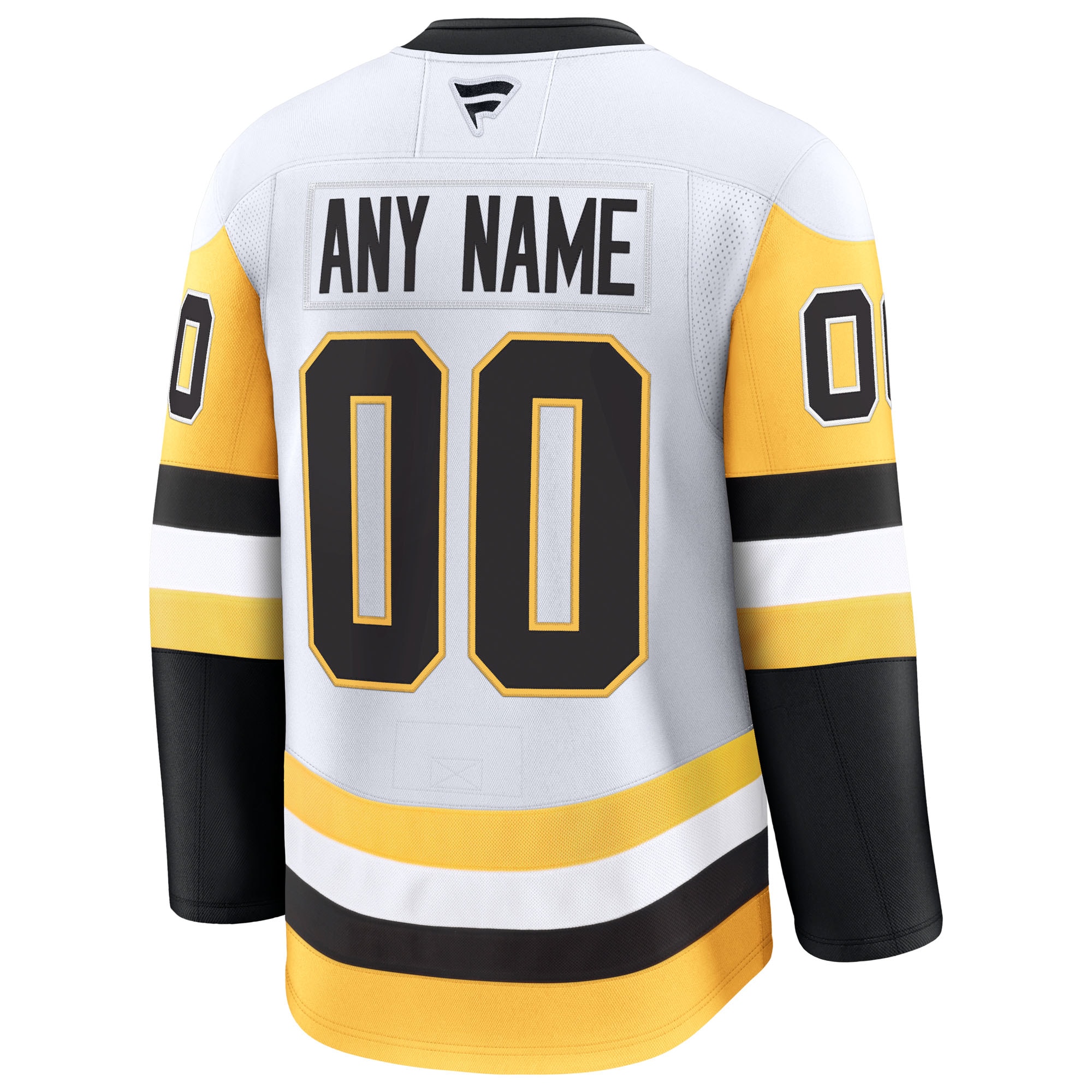 Pittsburgh Penguins Away Premium Custom Jersey - White - angle 3