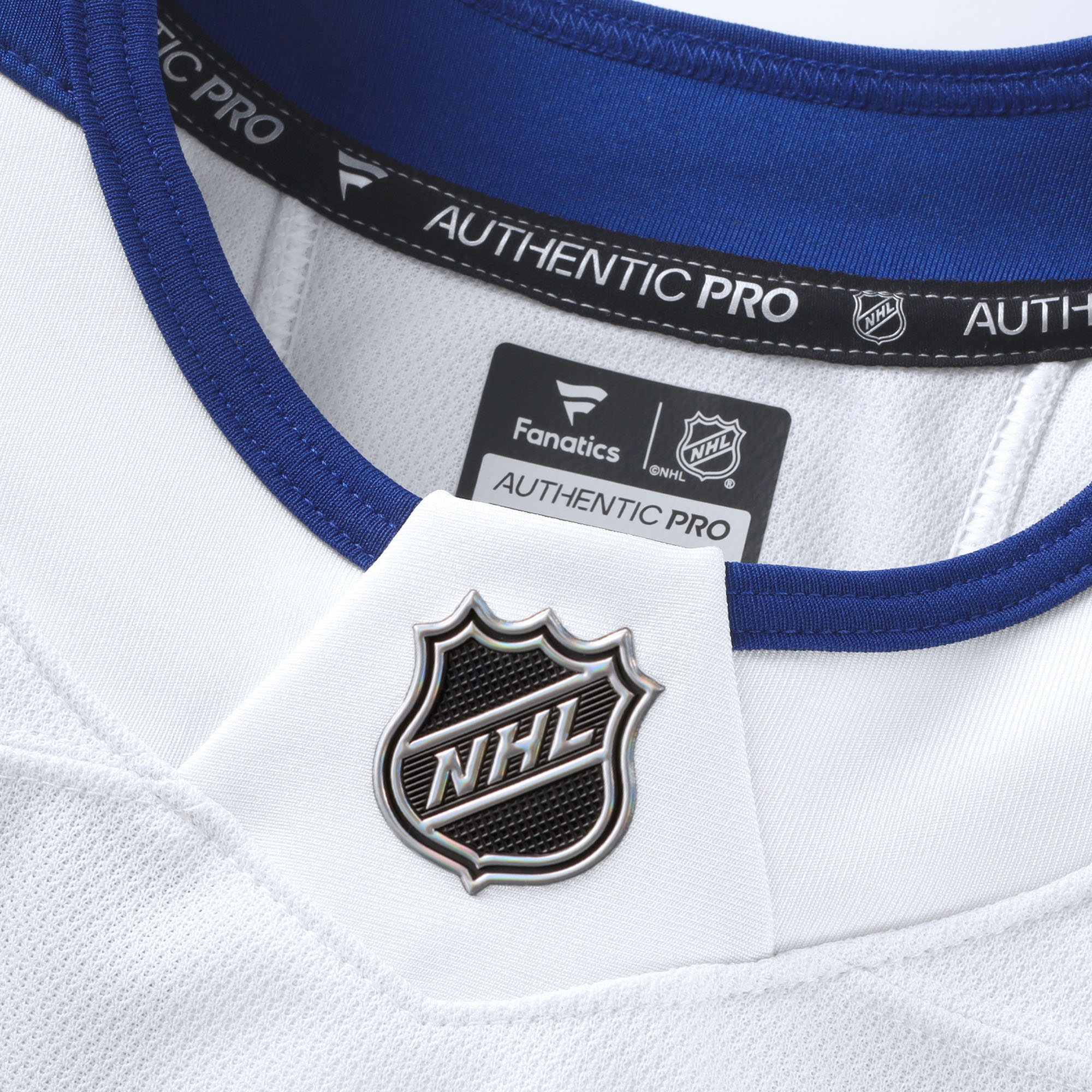 Tampa Bay Lightning Away Pro Jersey - White - angle 5