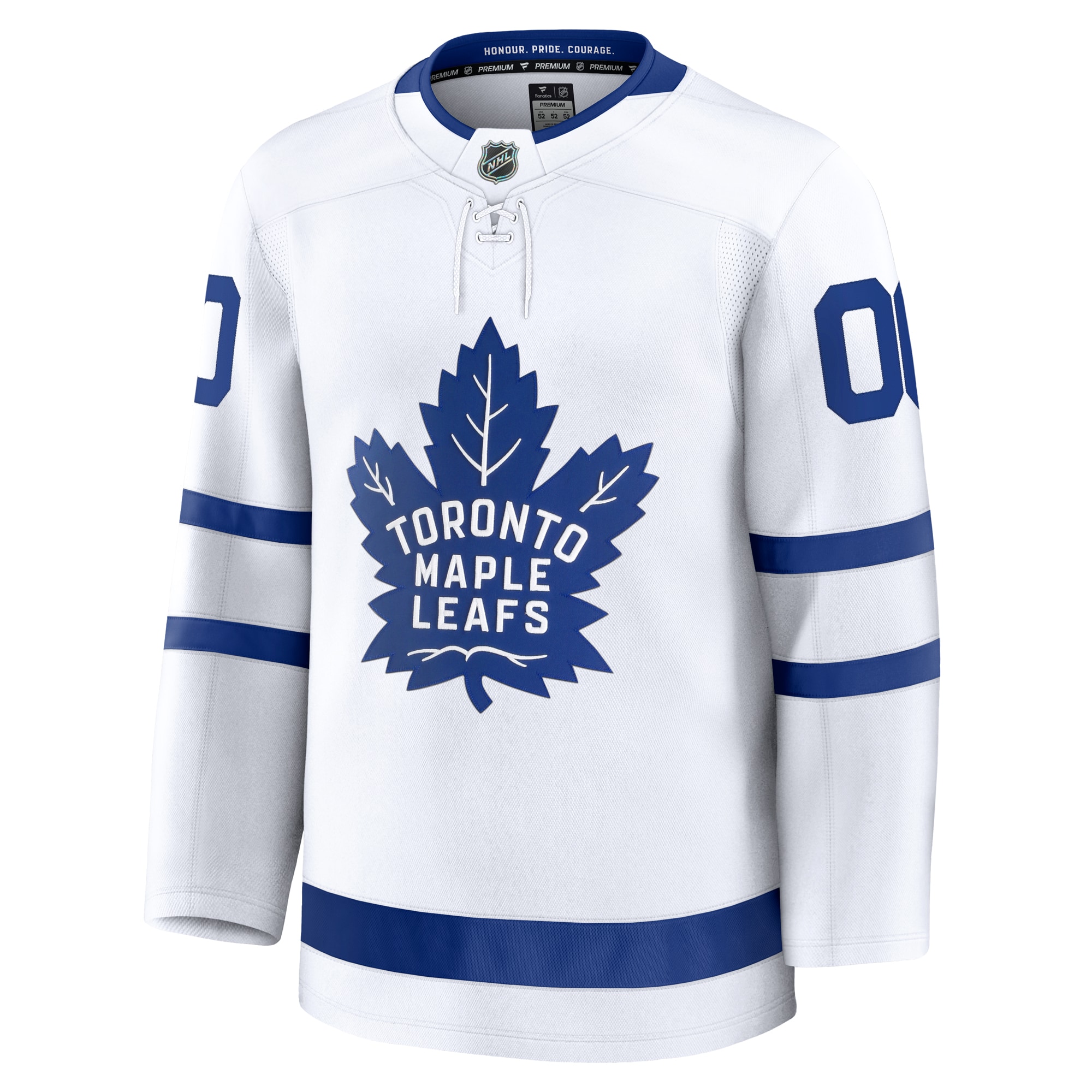 Toronto Maple Leafs Away Premium Custom Jersey - White - angle 2