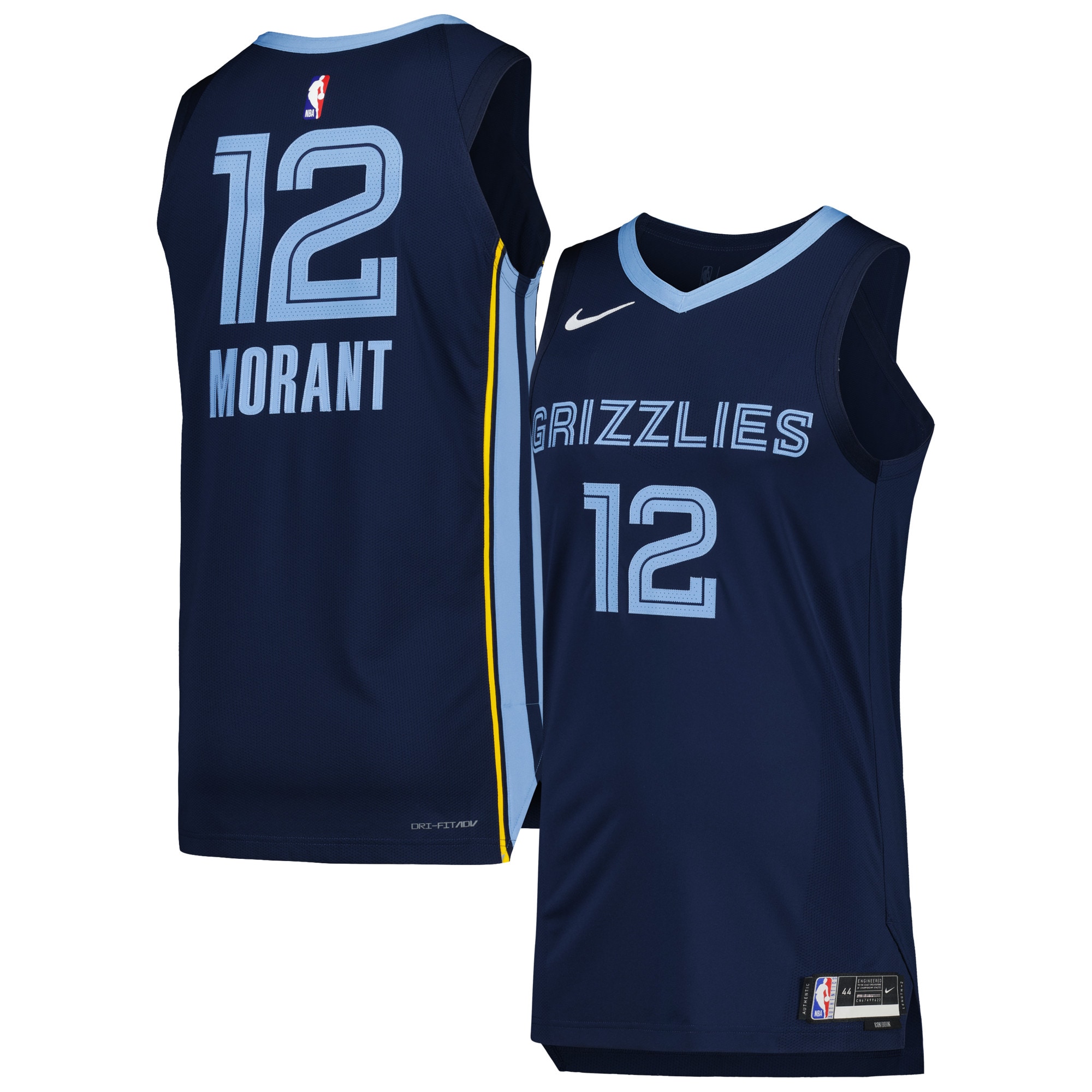 Ja Morant Memphis Grizzlies NBA Jersey - Navy | FanWearStyle