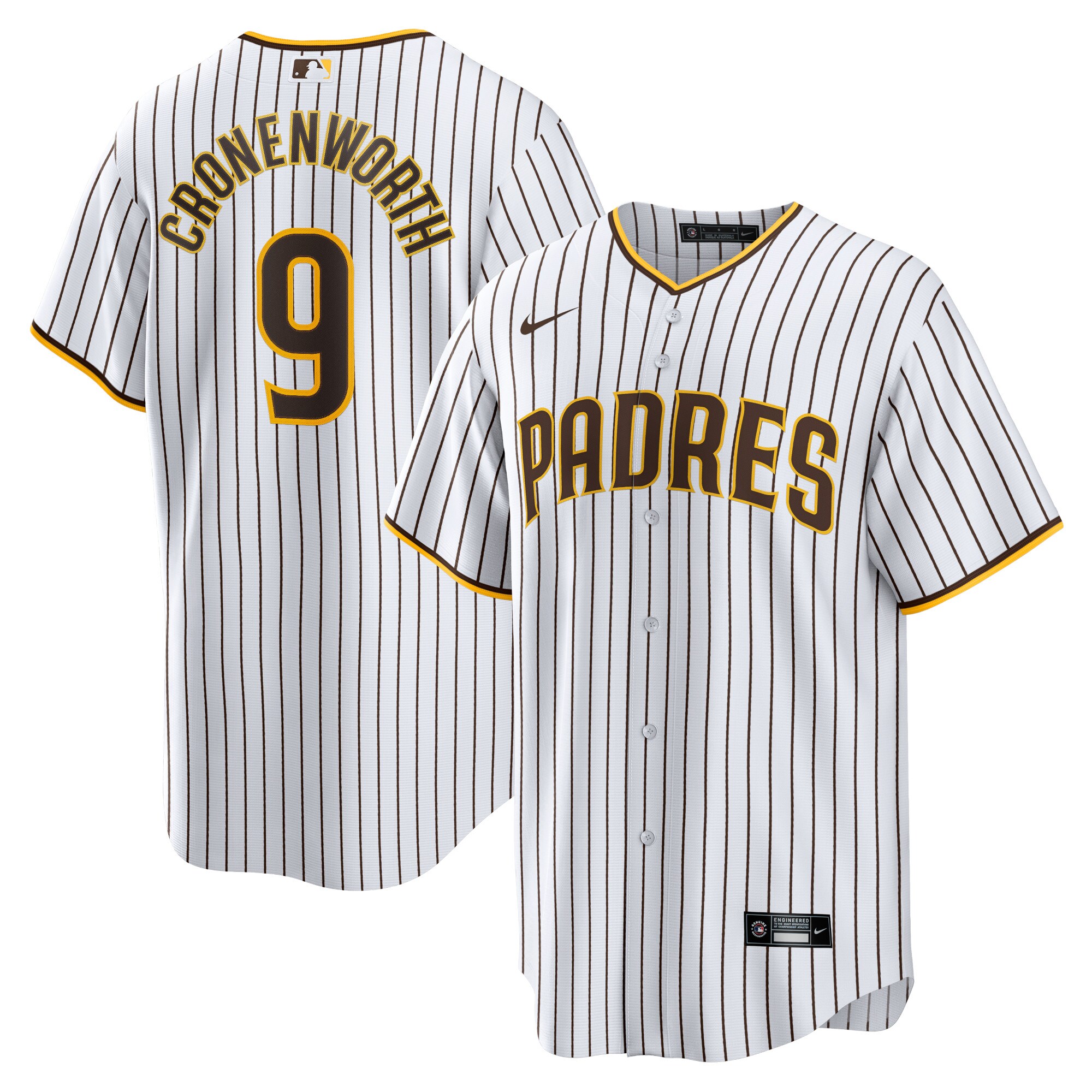 Jake Cronenworth San Diego Padres Home Replica Jersey - White - angle 3