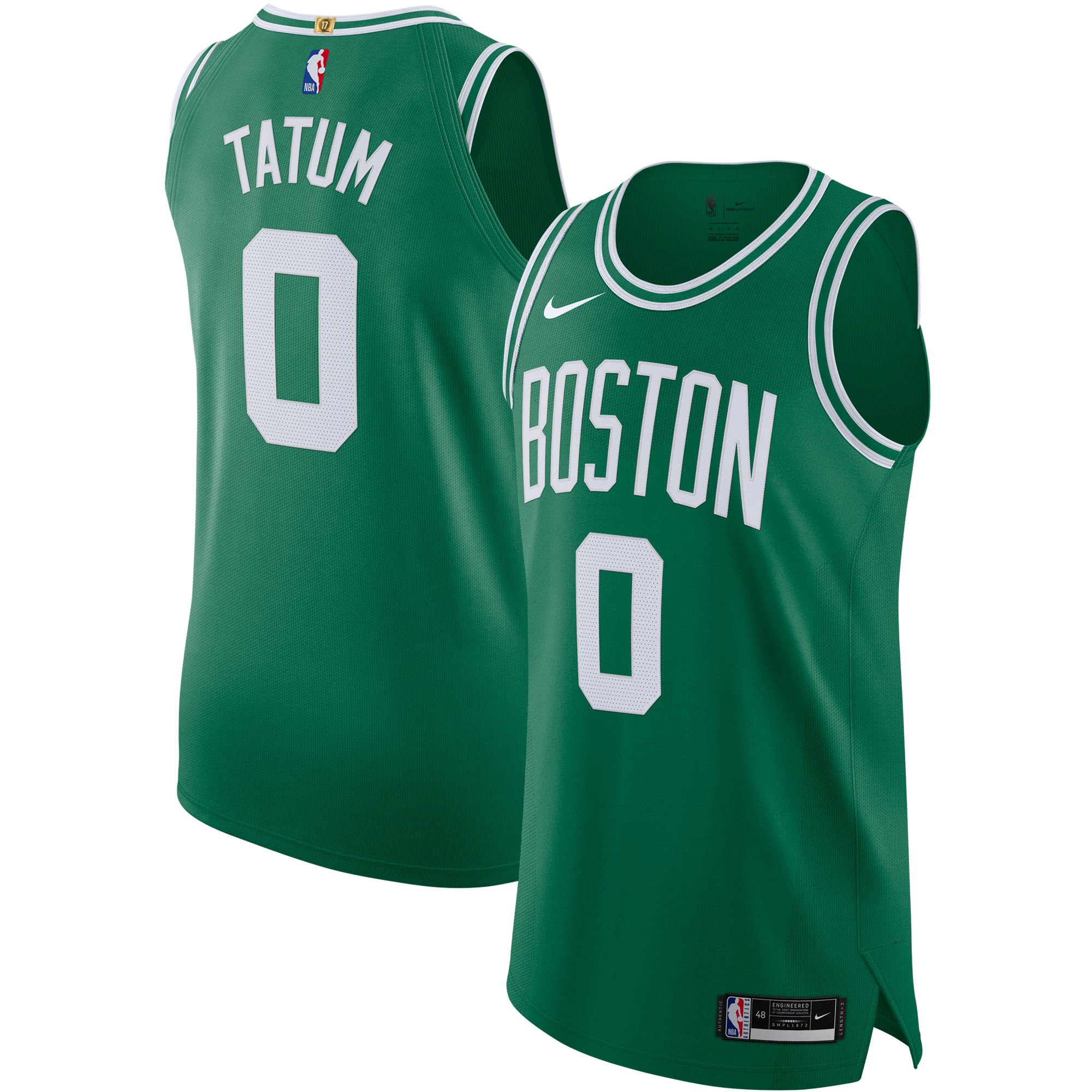Youth Jayson Tatum #0 Boston Celtics Authentic Jersey - Icon Edition - Kelly Green | FanWearStyle