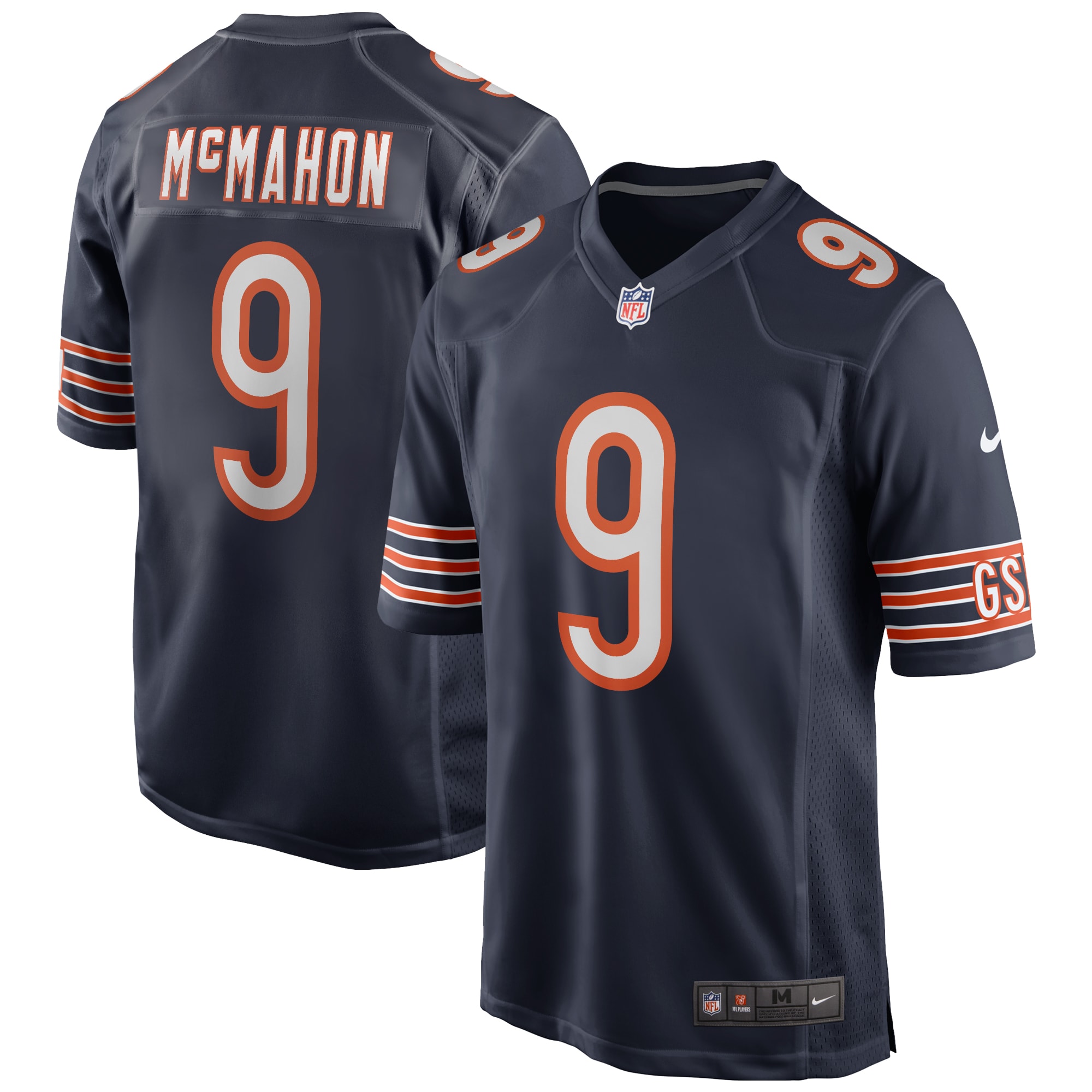 Jim McMahon Chicago Bears NFL Jersey - Navy | FanWearStyle