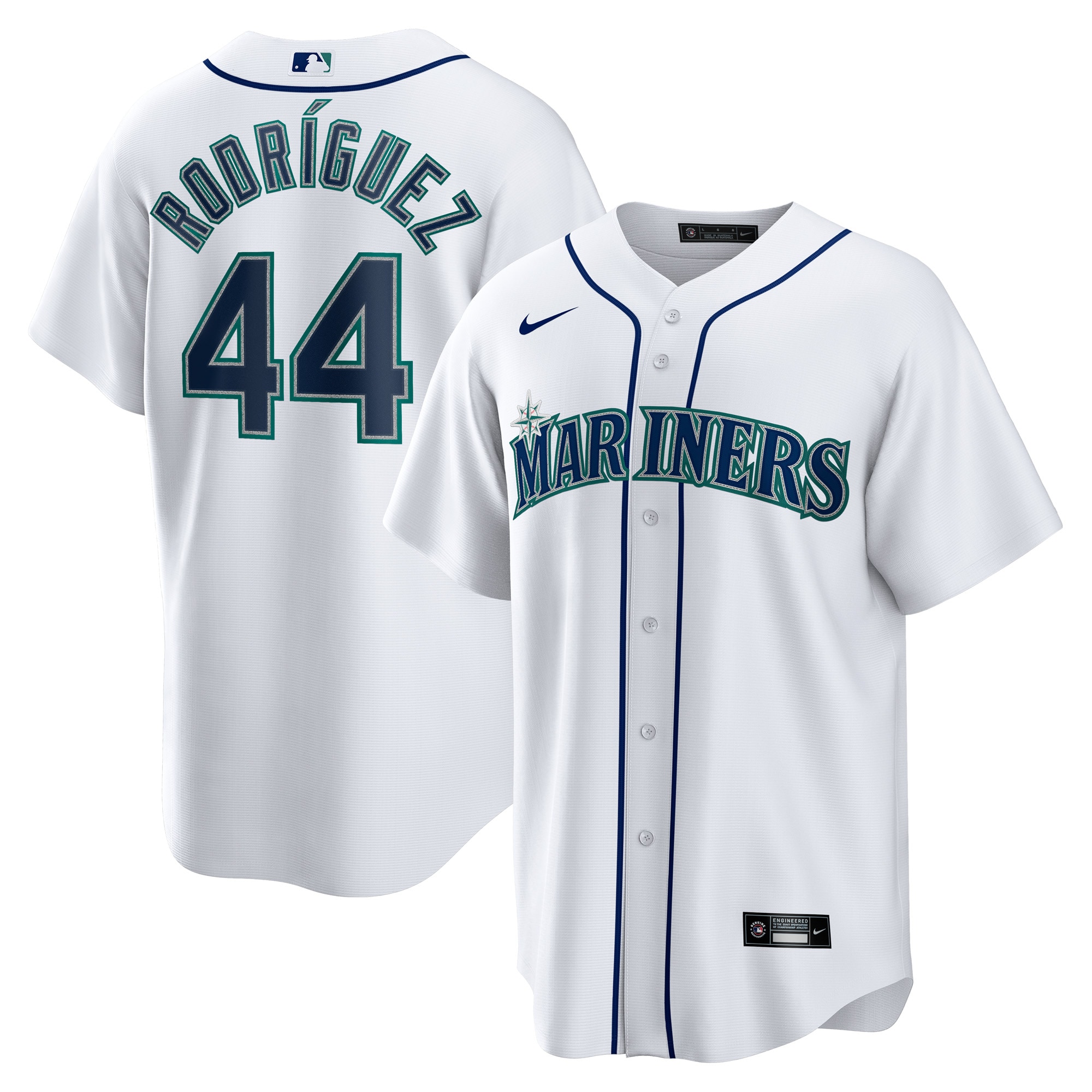 Julio Rodriguez Seattle Mariners Home MLB Jersey - White | FanWearStyle